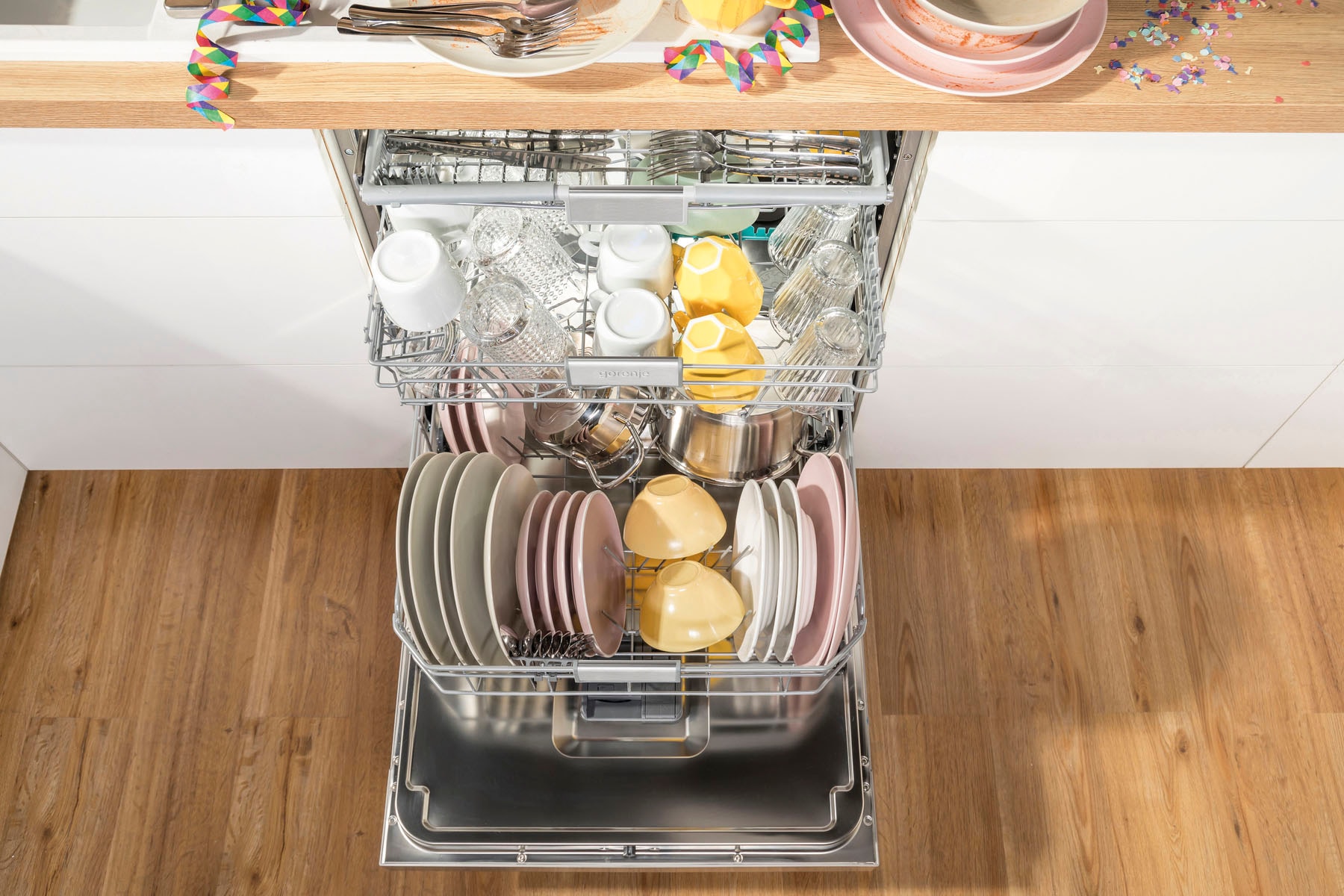 18. Bild von GORENJE Unterbaugeschirrspüler, GU673C60X, 16 Maßgedecke, automatische Türöffnung