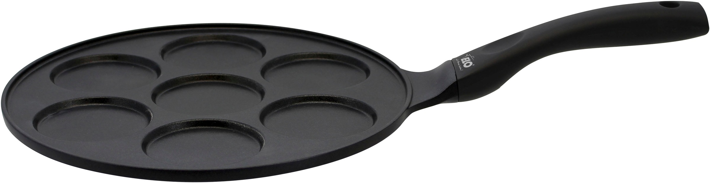 ELO Crêpepfanne »Alucast« Aluminiumguss 1 Stk. tlg. außen schwarz PTFE beschichtet, Ø 26 cm, Induktion schwarz