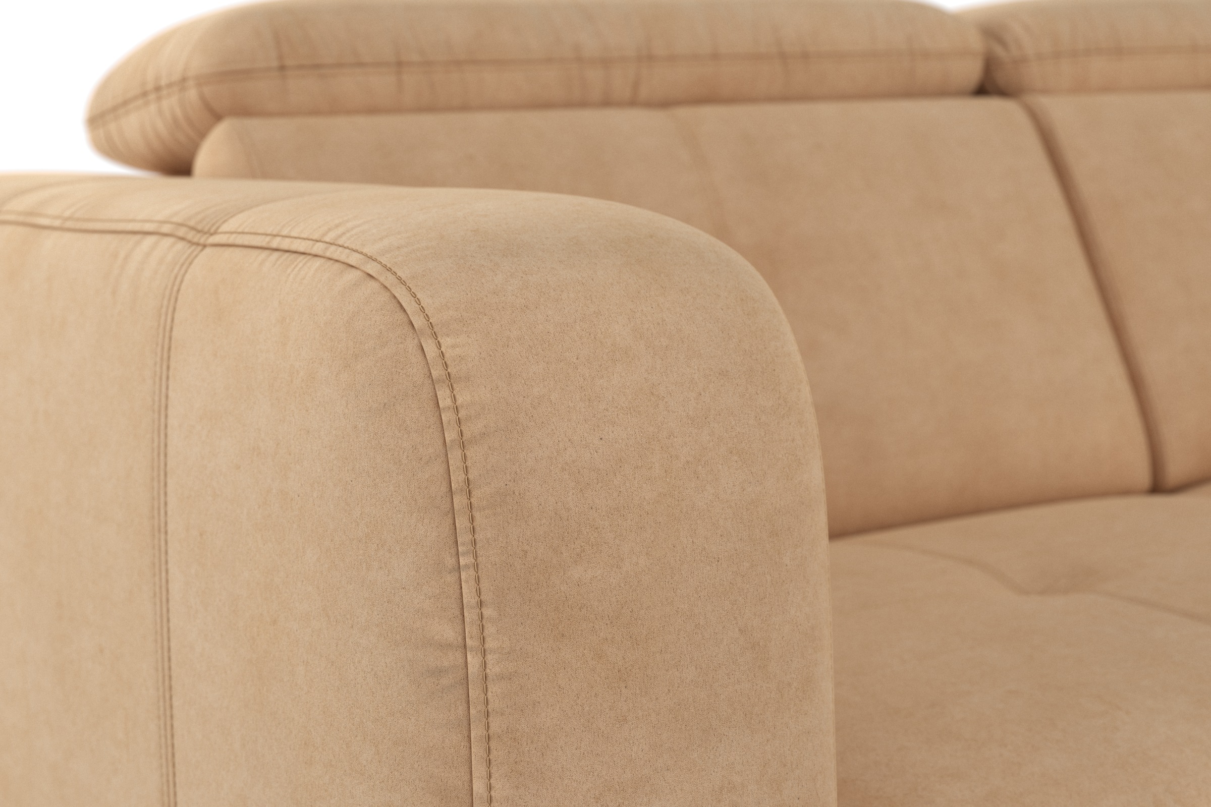 sit&more Ecksofa »Belluci L-Form«, inklusive Federkern, wahlweise mit Bettfunktion und Bettkasten