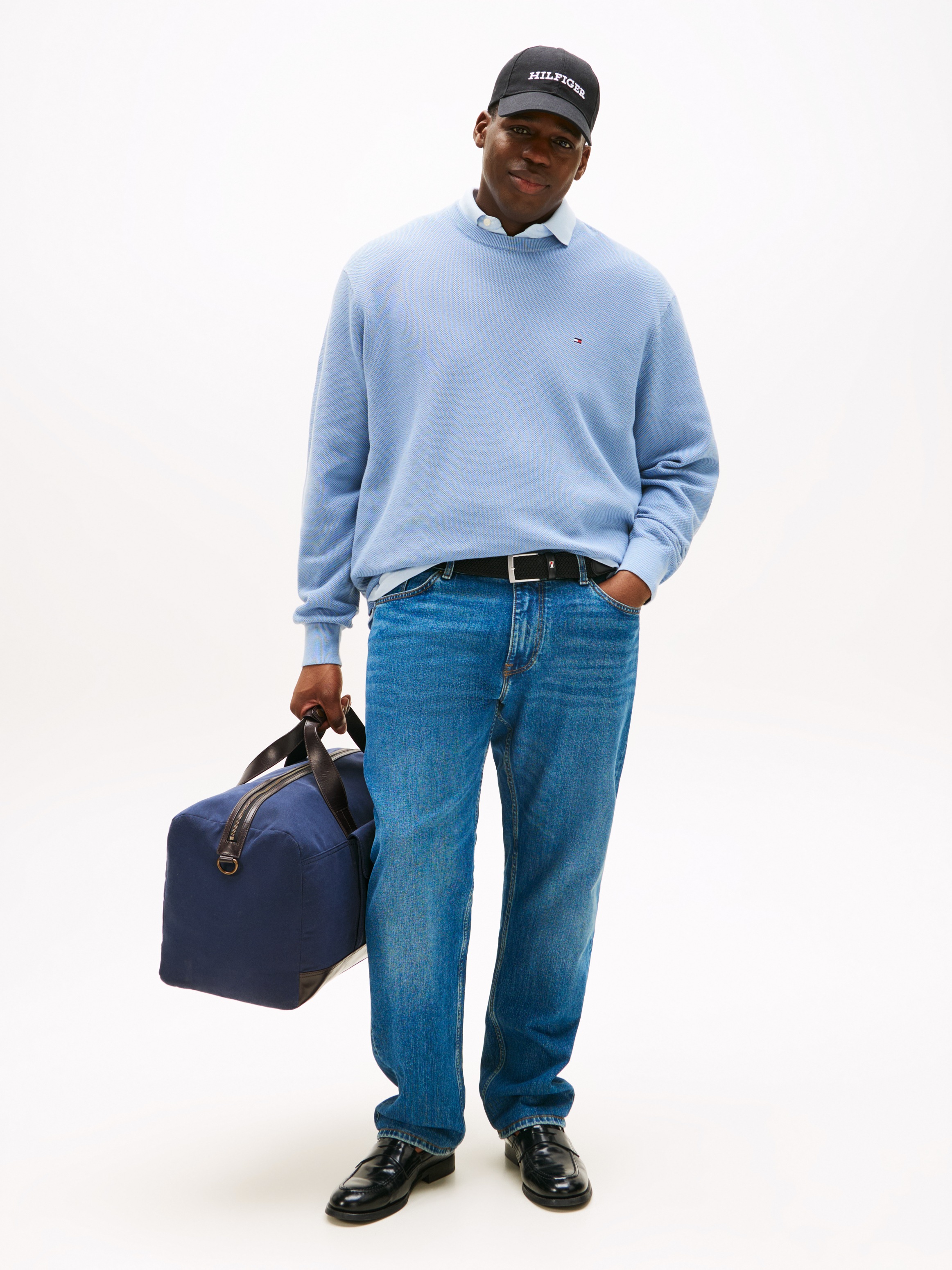 Tommy Hilfiger Big & Tall Rundhalspullover »BT-ESSENTIAL STRUCTURE CREW NECK«, Große Größen