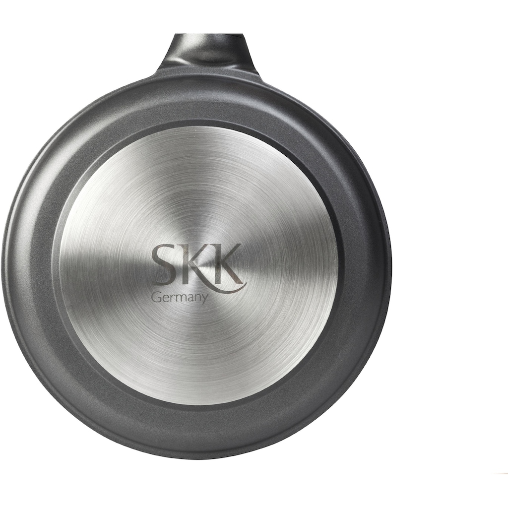 SKK Schmorpfanne »Serie 6«, Aluminiumguss, (1 tlg.), Ø 28 cm, abnehmbarer Griff, Induktion