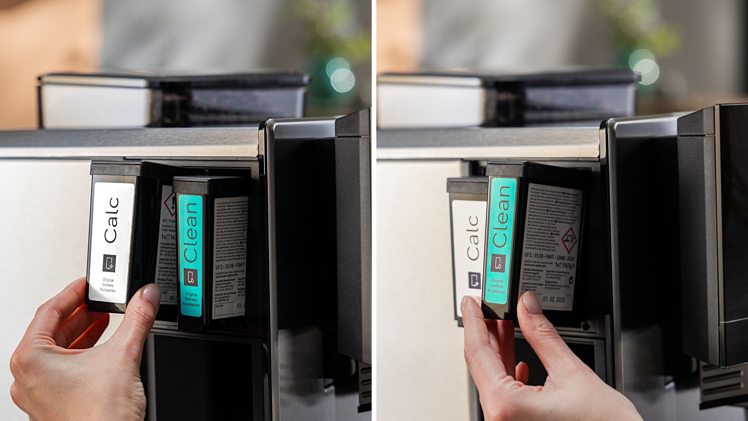 SIEMENS Entkalker »TZ800Z3, Reinigungs- und Entkalkungskartusche« optimiert für autom. Reinigung und Entkalkung des EQ900 plus