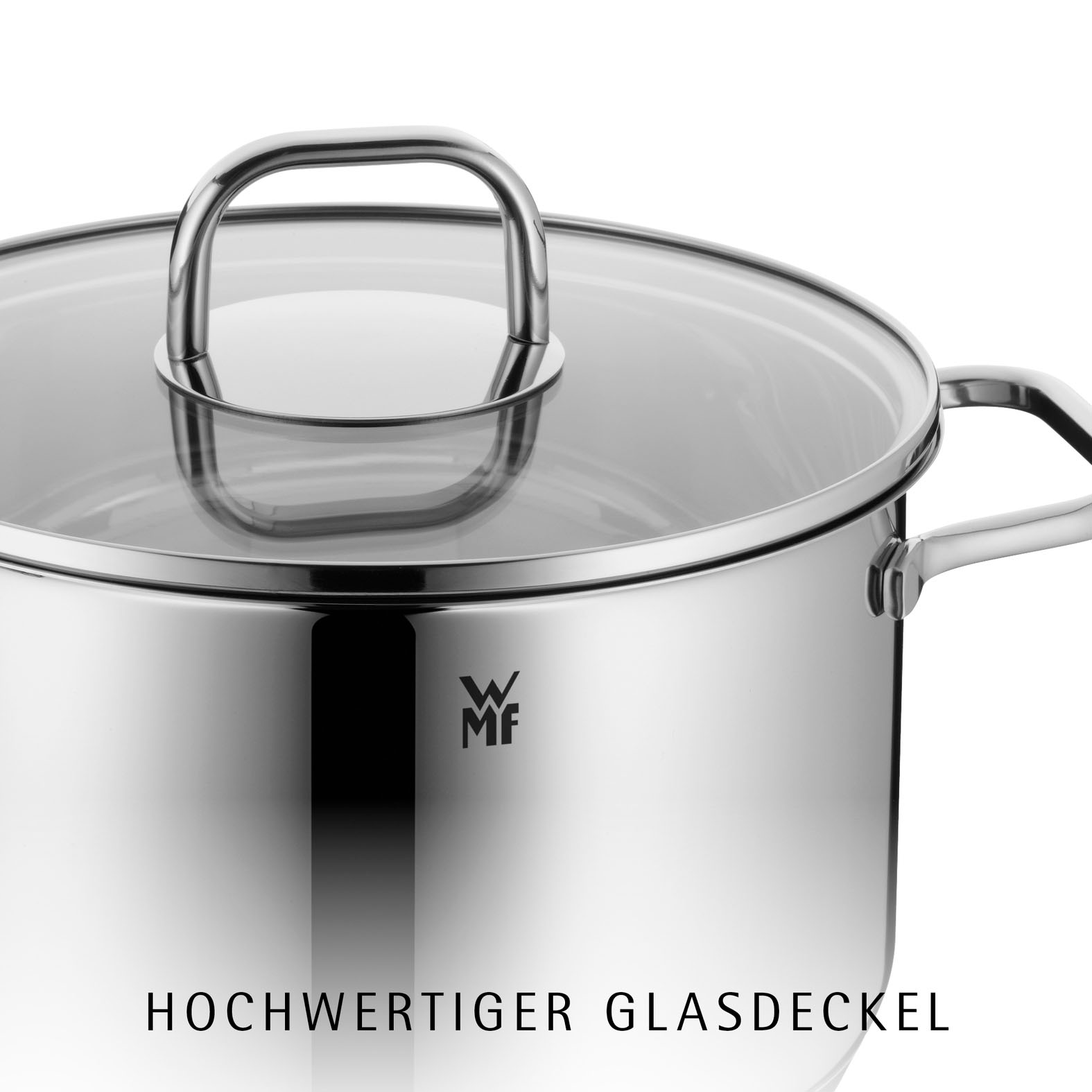 WMF Topf-Set »Inspiration Induktion, Kochtopf Set mit Glasdeckel« Set, 2x Bratentopf Ø 16/20cm, 3x Fleischtopf Ø 16/20/24cm, Stieltopf Ø 16cm, 11 Stk. tlg. Cromargan® Edelstahl Rostfrei 18/10