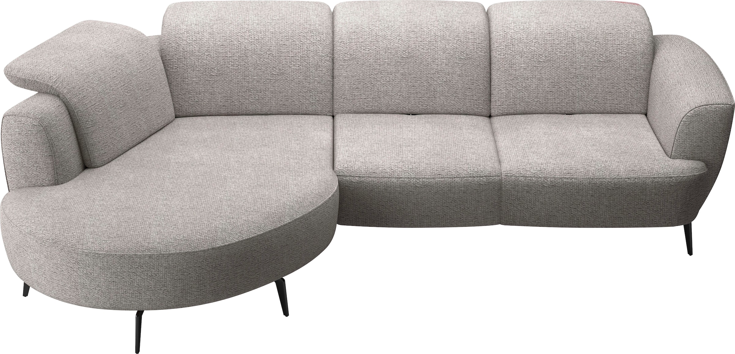 sit&more Ecksofa »Zoe«, ink.Sitztiefenverstellung, wahlweise mit Kopfteilverstellung