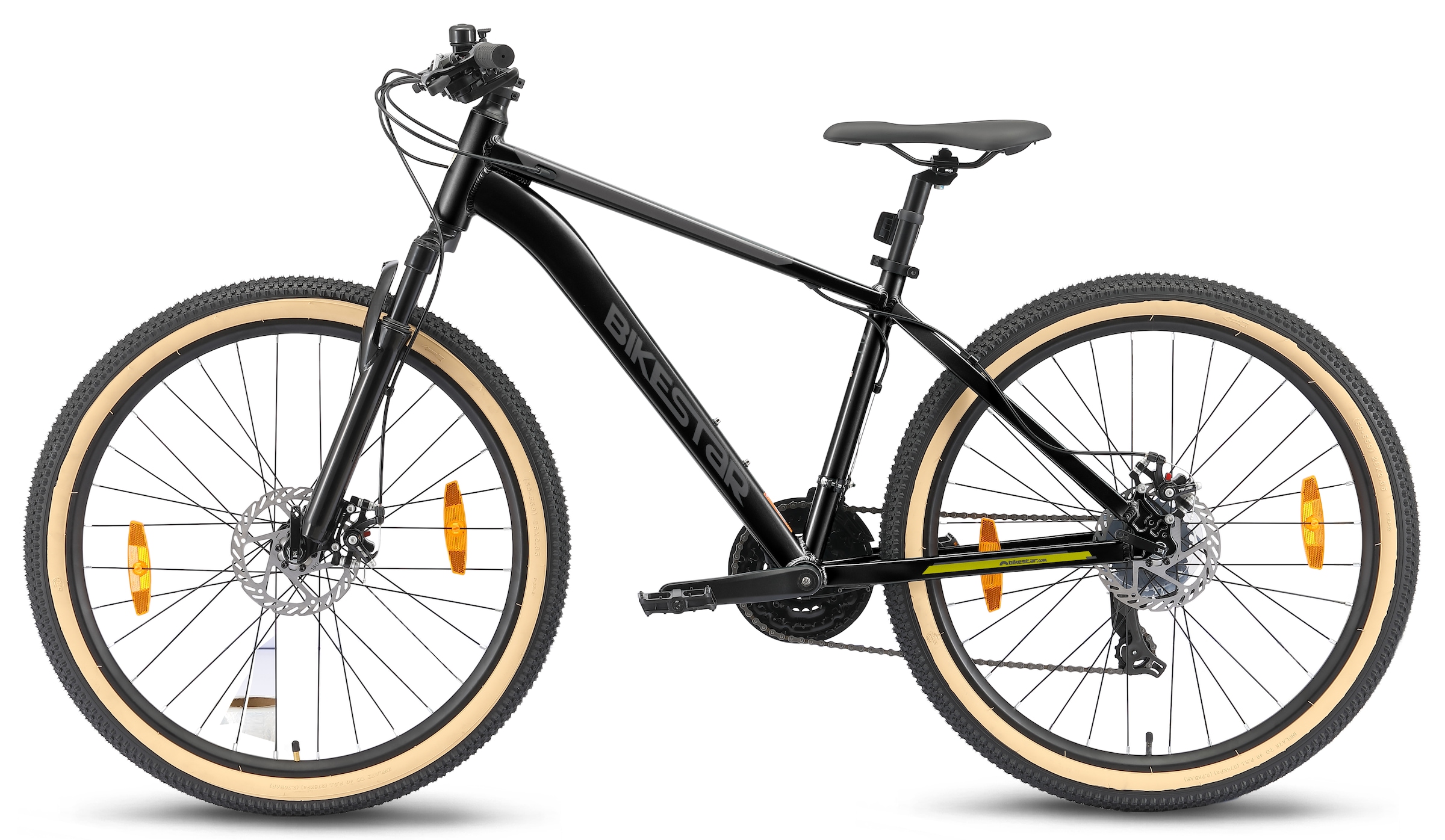 Bikestar Mountainbike 21 Gang Shimano RD-TY300 Schaltwerk Kettenschaltung für Damen und Herren, Kettenschaltung