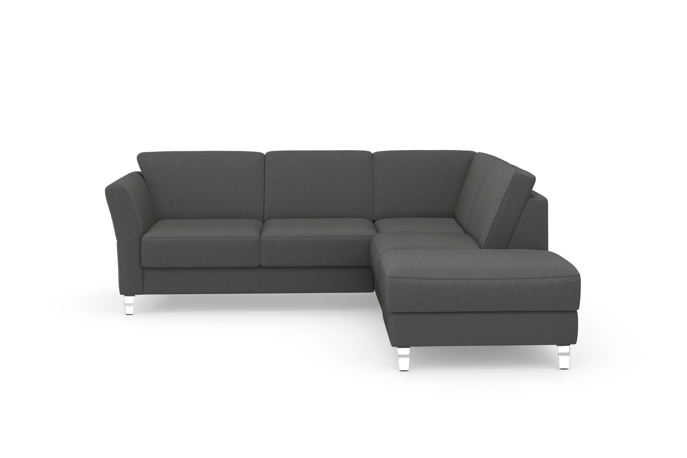 sit&more Ecksofa »Visby L-Form«, Wahlweise mit Bettfunktion und Stauraum, f günstig online kaufen