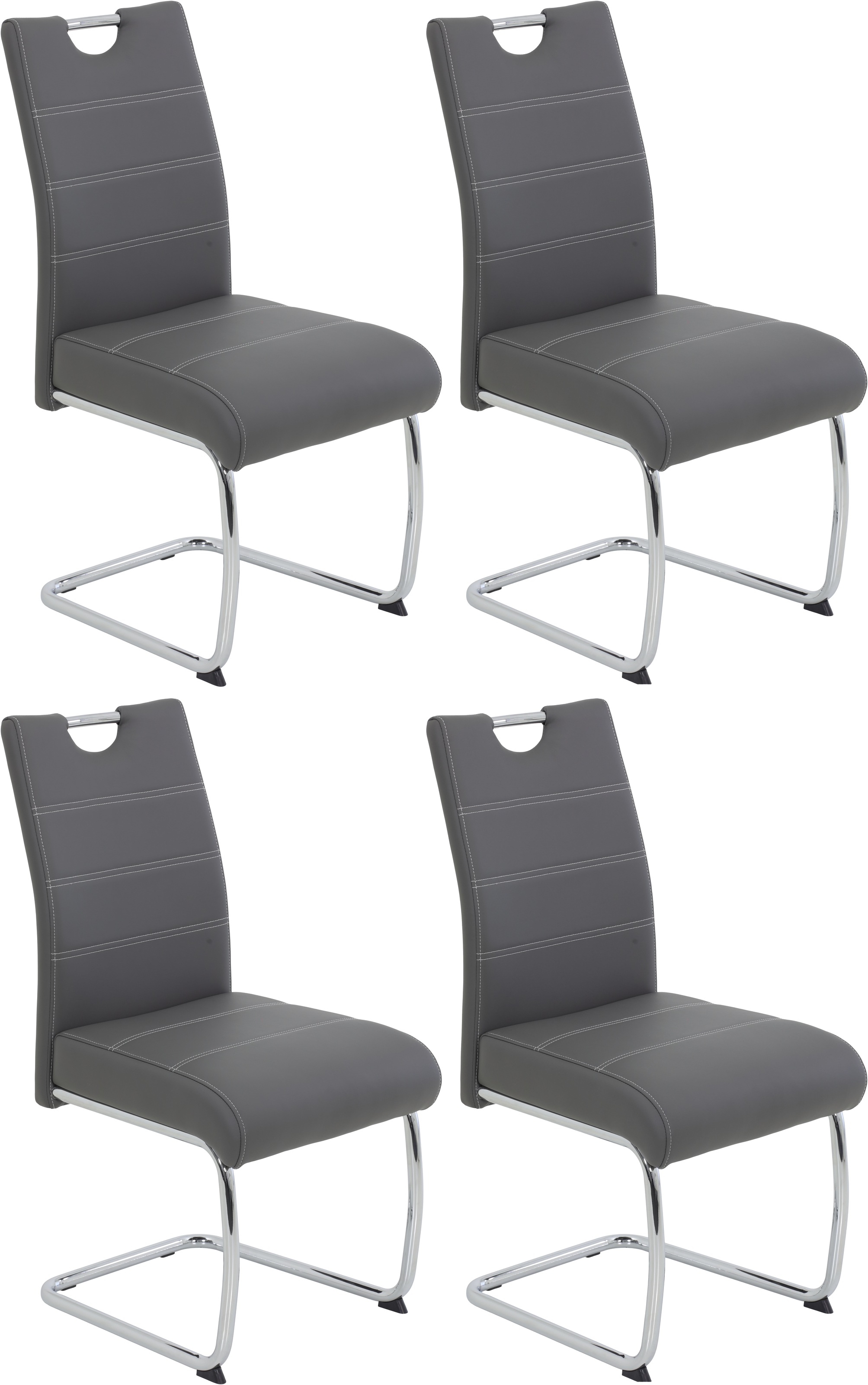 HELA Freischwinger »FLORA Freischwinger mit Griff, 140kg belastbar« (Set) 4 günstig online kaufen