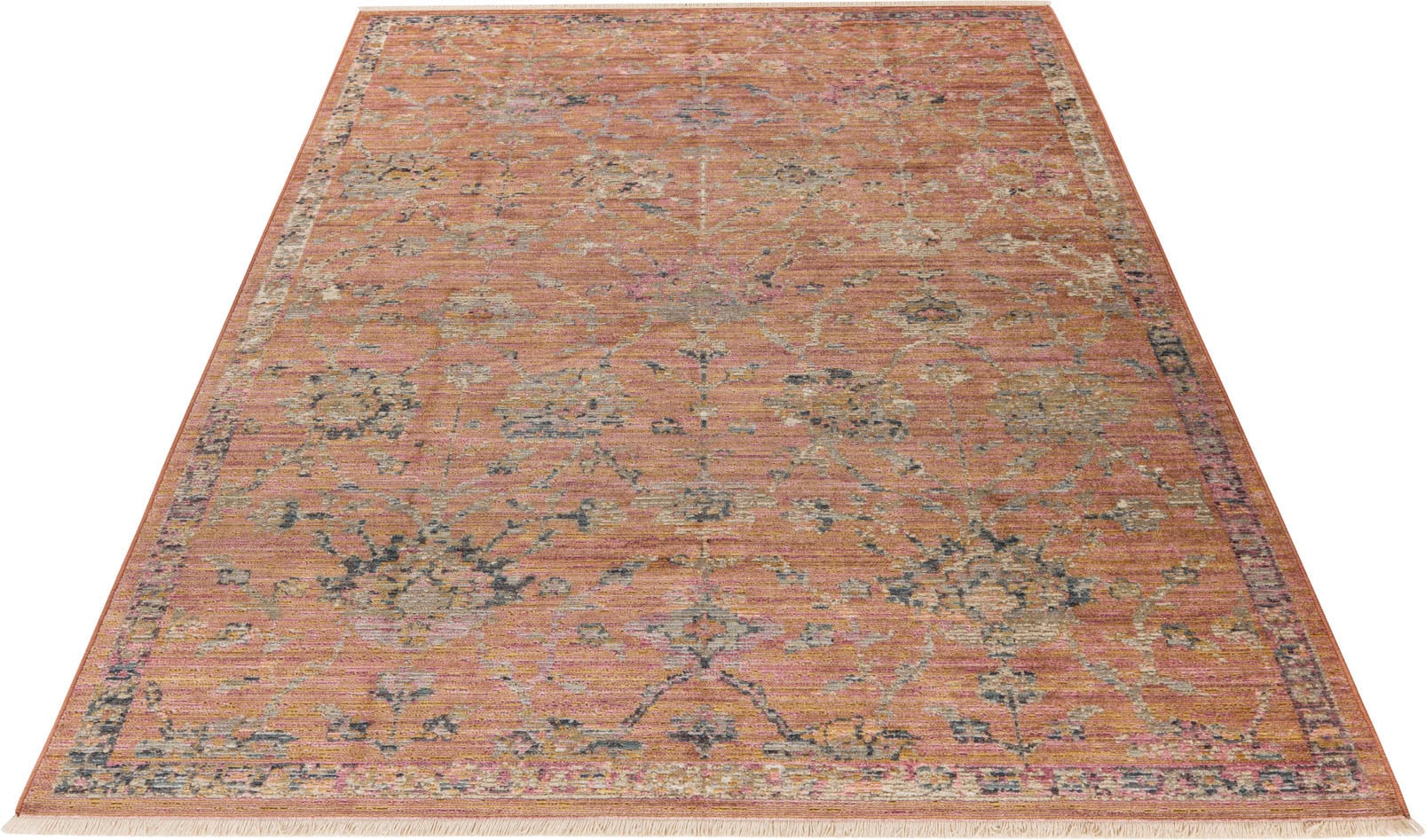 Bild von Obsession Teppich »My Bahia 570«, rechteckig, Orientalisches Muster, Vintage Design, mit Fransen, Wohnzimmer