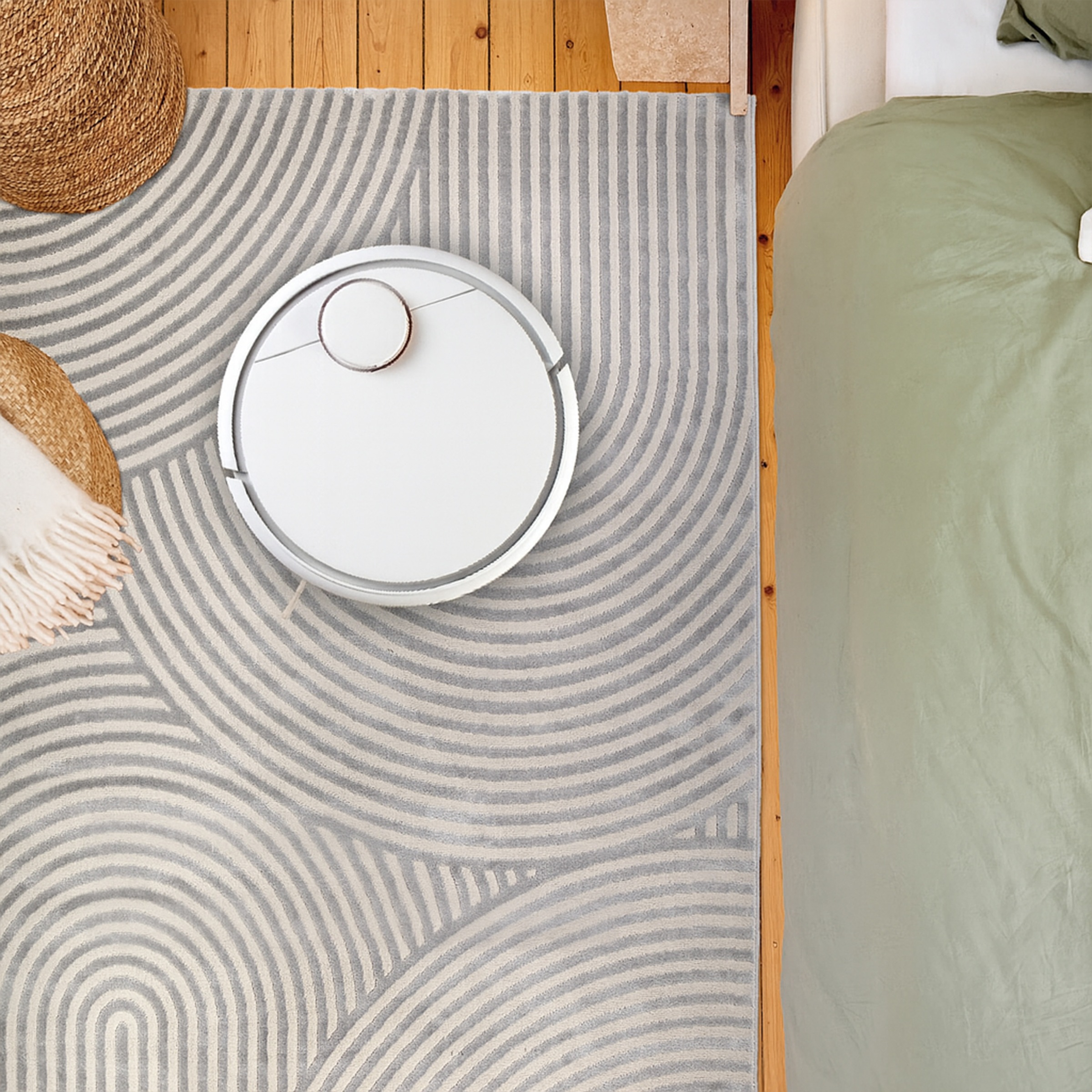 ASTRA Teppich »Jules 253«, rechteckig, 8 mm Höhe, Hoch Tief Struktur, Kurzflor, Wohnzimmer, Schlafzimmer