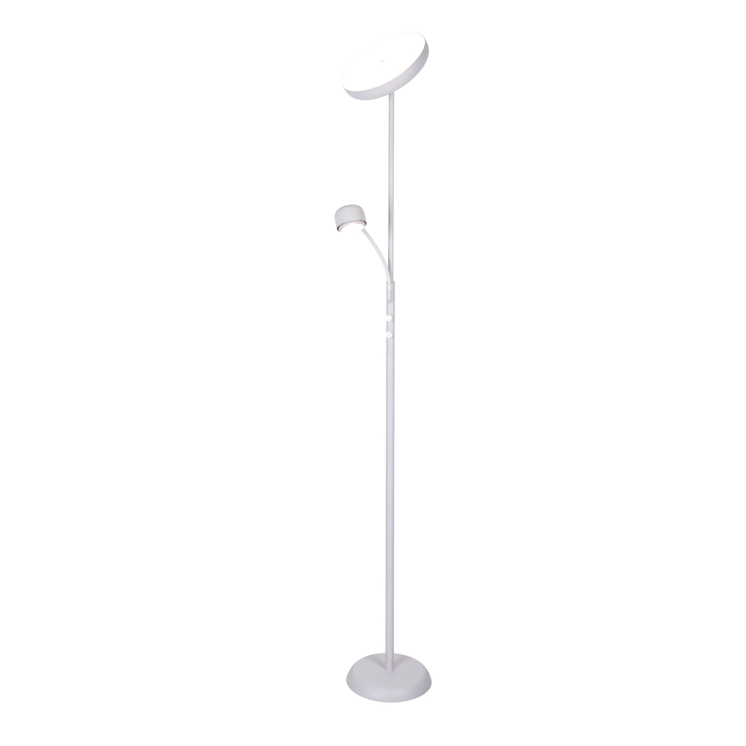 näve LED Stehlampe »Romis« LED-Modul 1 Stk. Warmweiß mit Lesearm, dimmbar per Drehschalter, LED warmweiß, H: 180cm