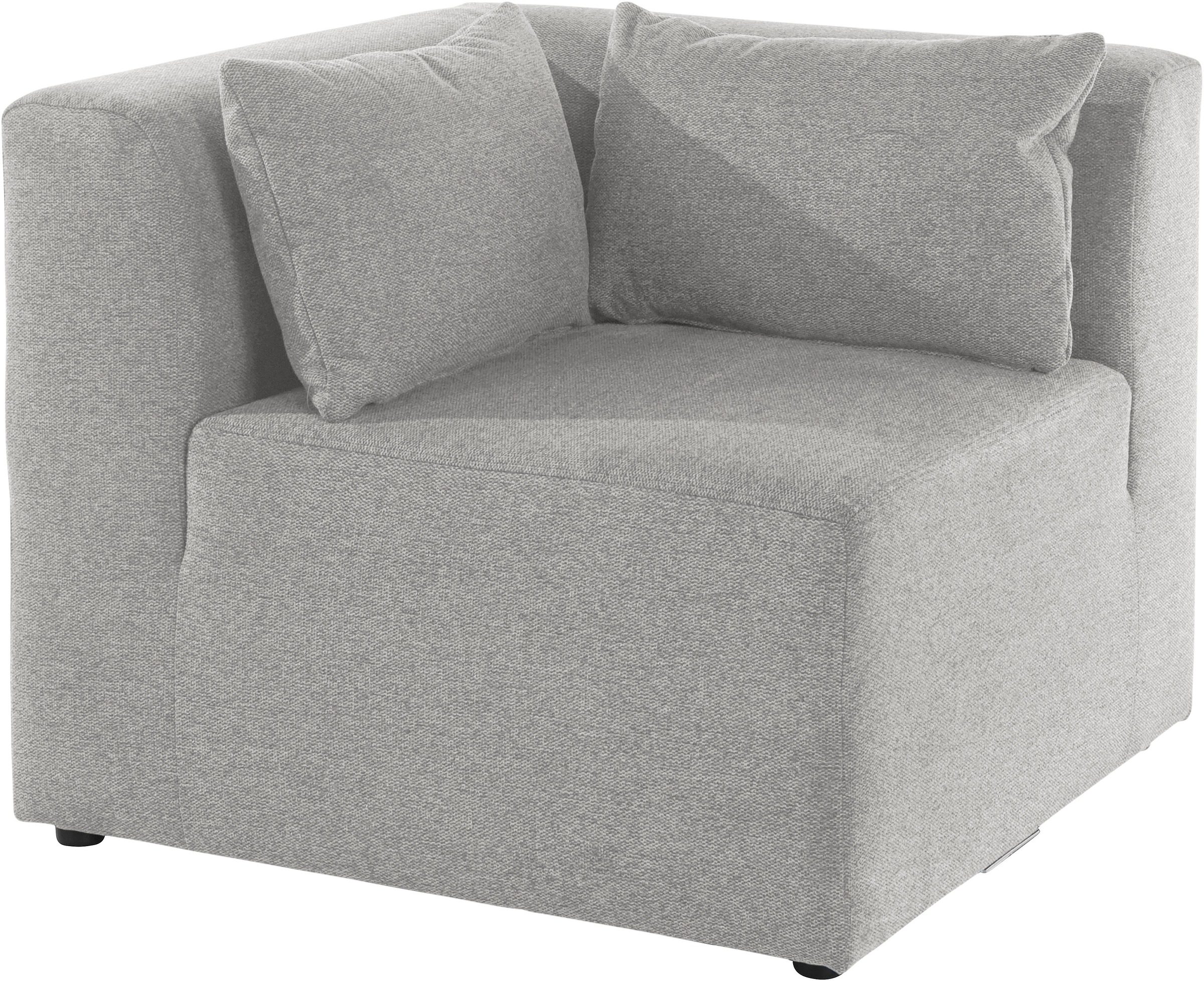 Leonique Sofa-Eckelement »Alexane«, Armlehne wählbar, in vielen Bezugsqualitäten und Farben