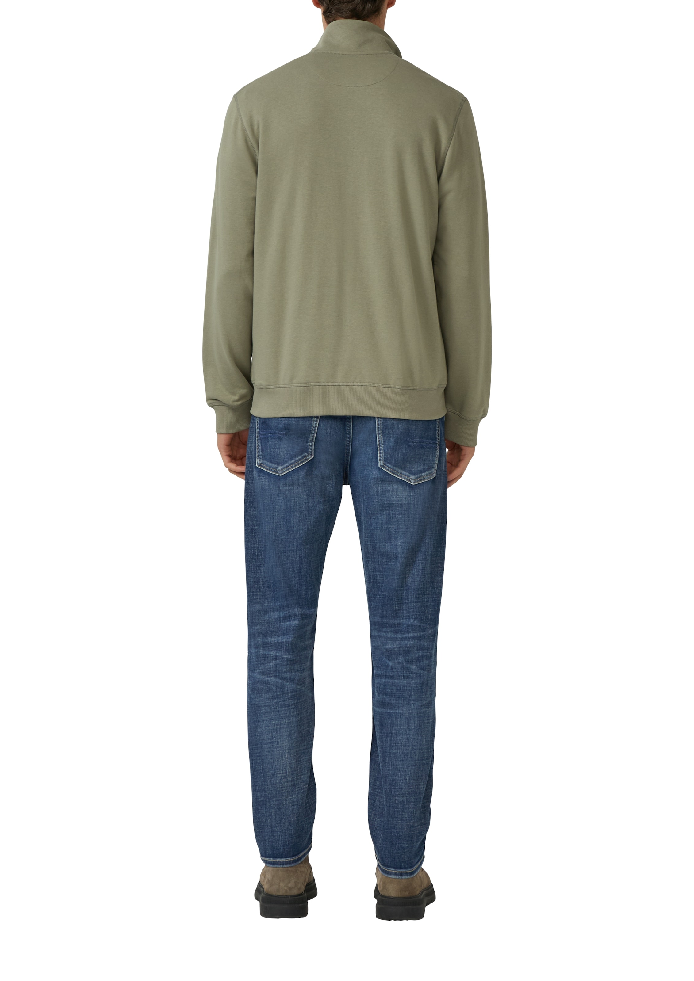 s.Oliver Sweatjacke mit Stehkragen