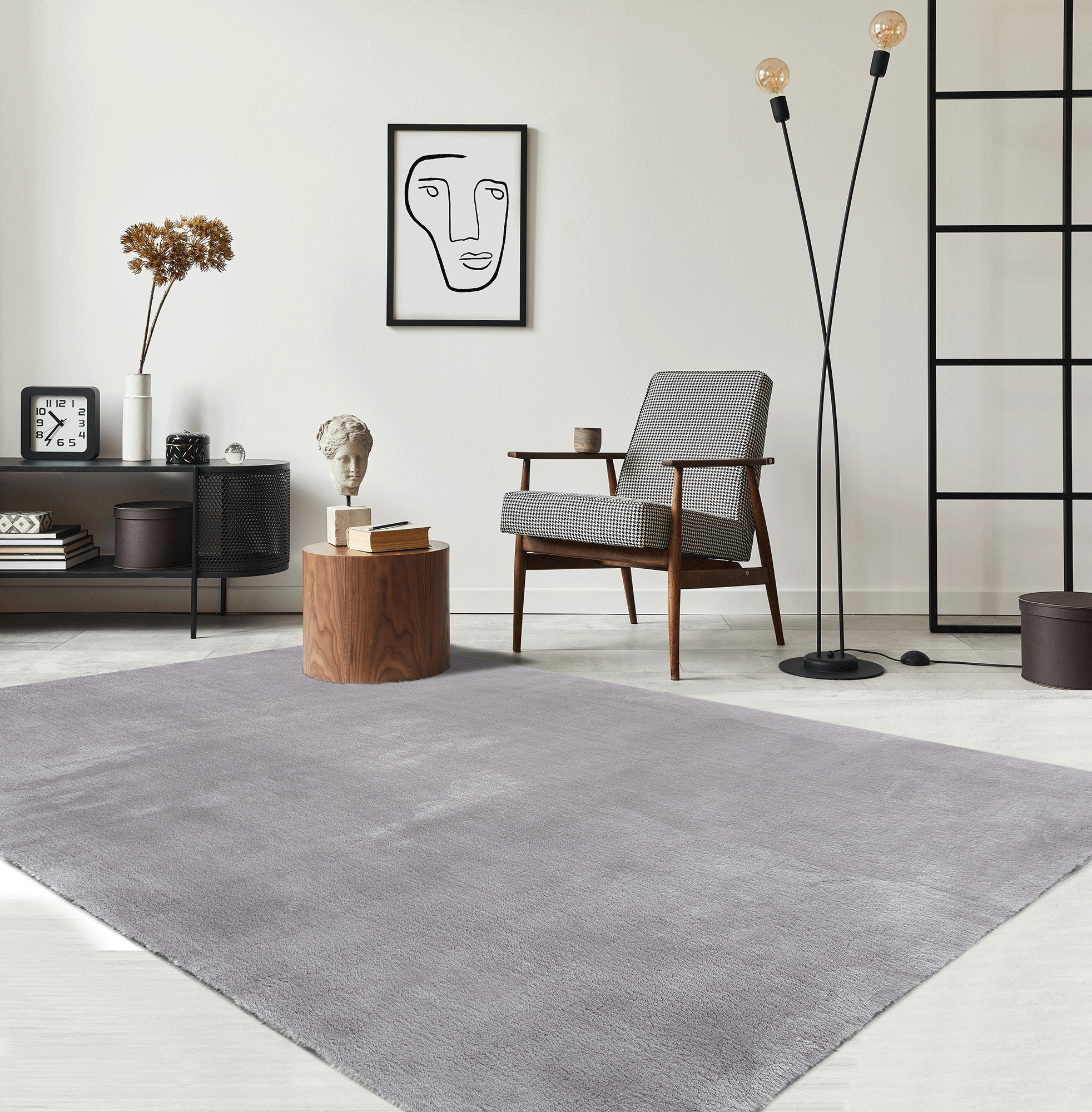 the carpet Teppich »Relax«, rechteckig, 16 mm Höhe, waschbarer Wohnzimmer T günstig online kaufen