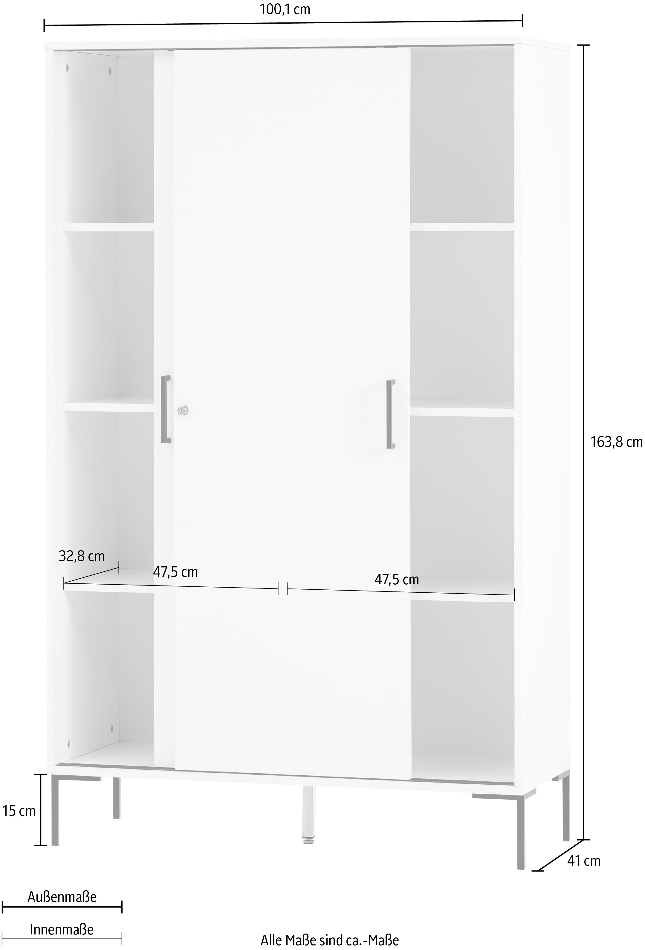 Schildmeyer Aktenschrank »Serie 2000«, Breite 100,1 cm