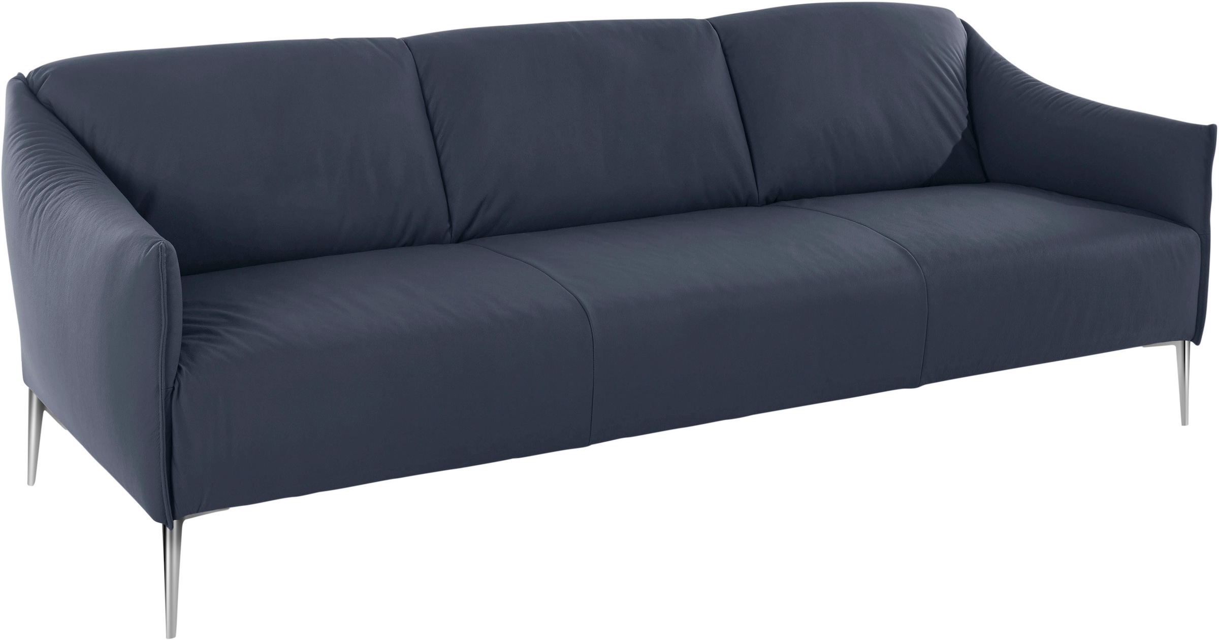 W.SCHILLIG 3-Sitzer »sally«, mit Metallfüßen in Chrom glänzend, Breite 224 cm
