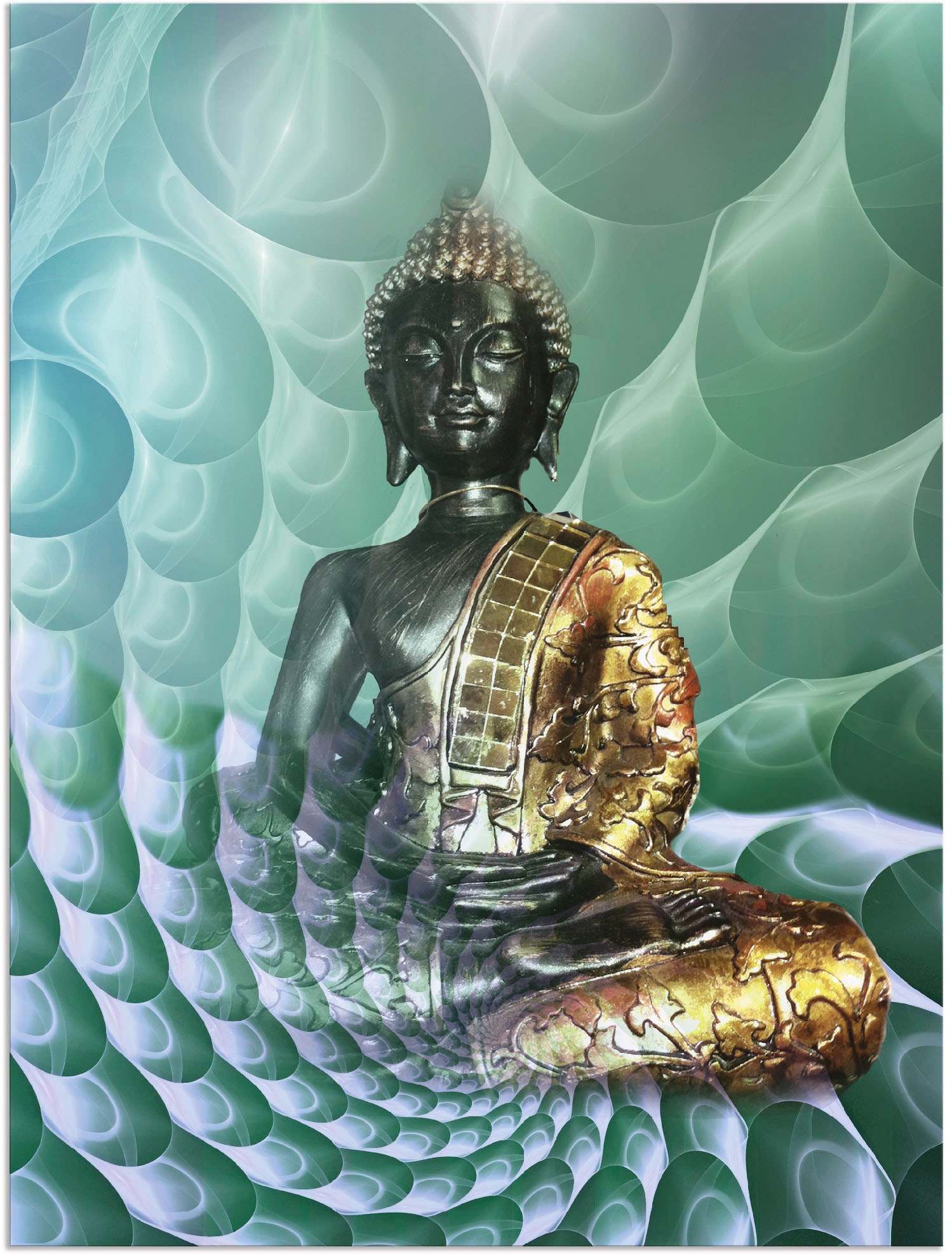 Artland Wandbild »Buddhas Traumwelt CB«, Religion, (1 St.), als Alubild, Ou günstig online kaufen