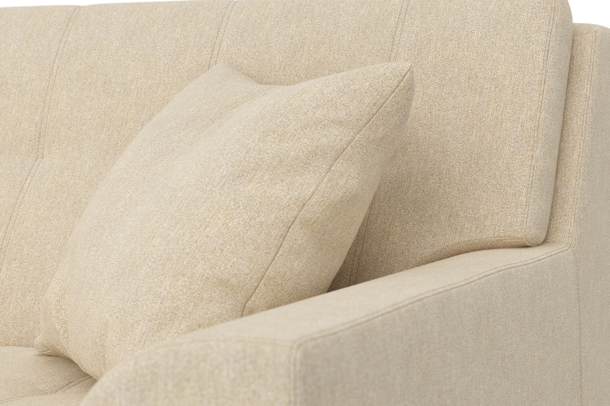 DOMO collection Ecksofa Treviso, wahlweise mit Bettfunktion, incl. Zierkissen
