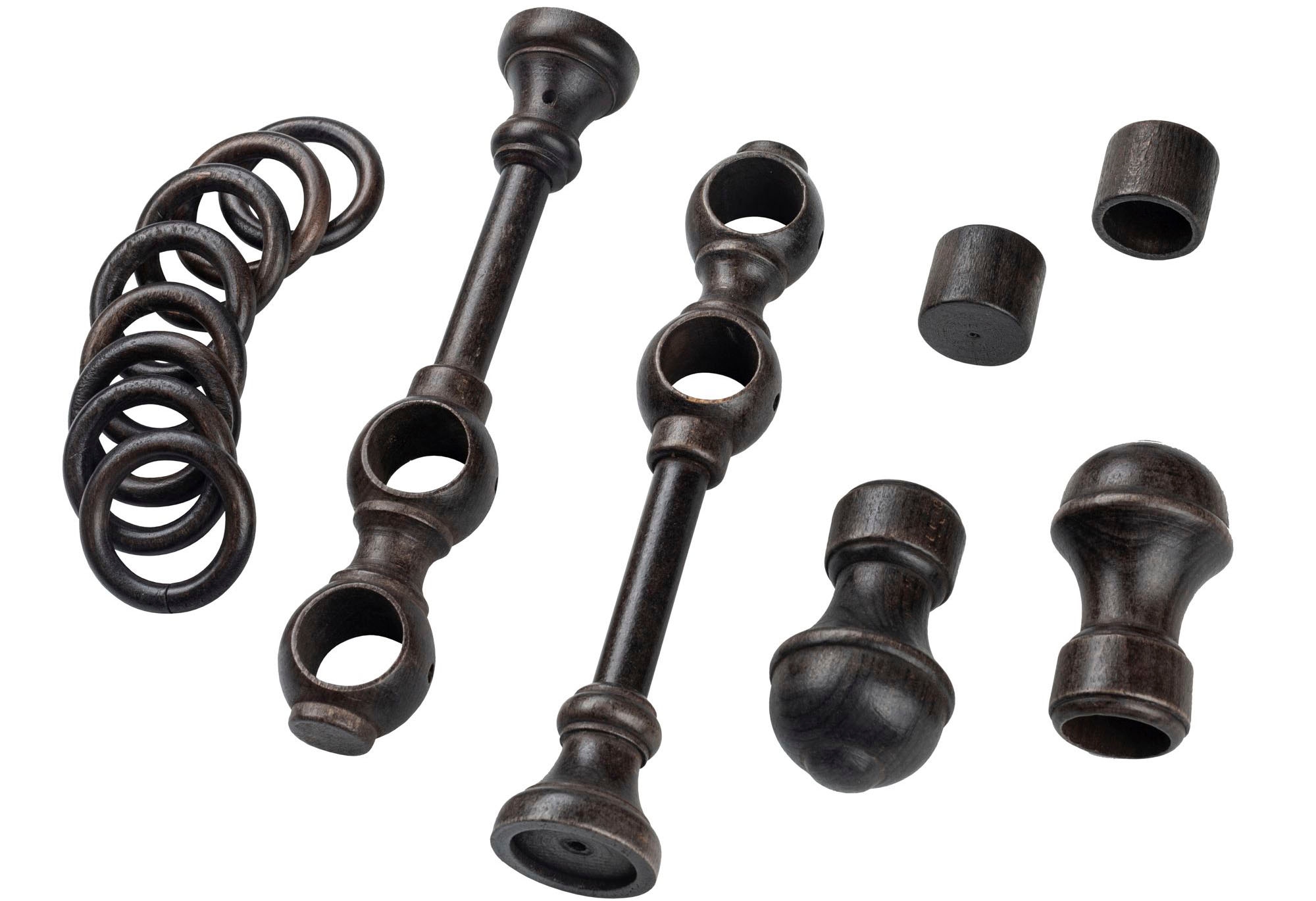 SN DECO GROUP Gardinenstange »Ares«, 2 läufig-läufig, Fixmaß