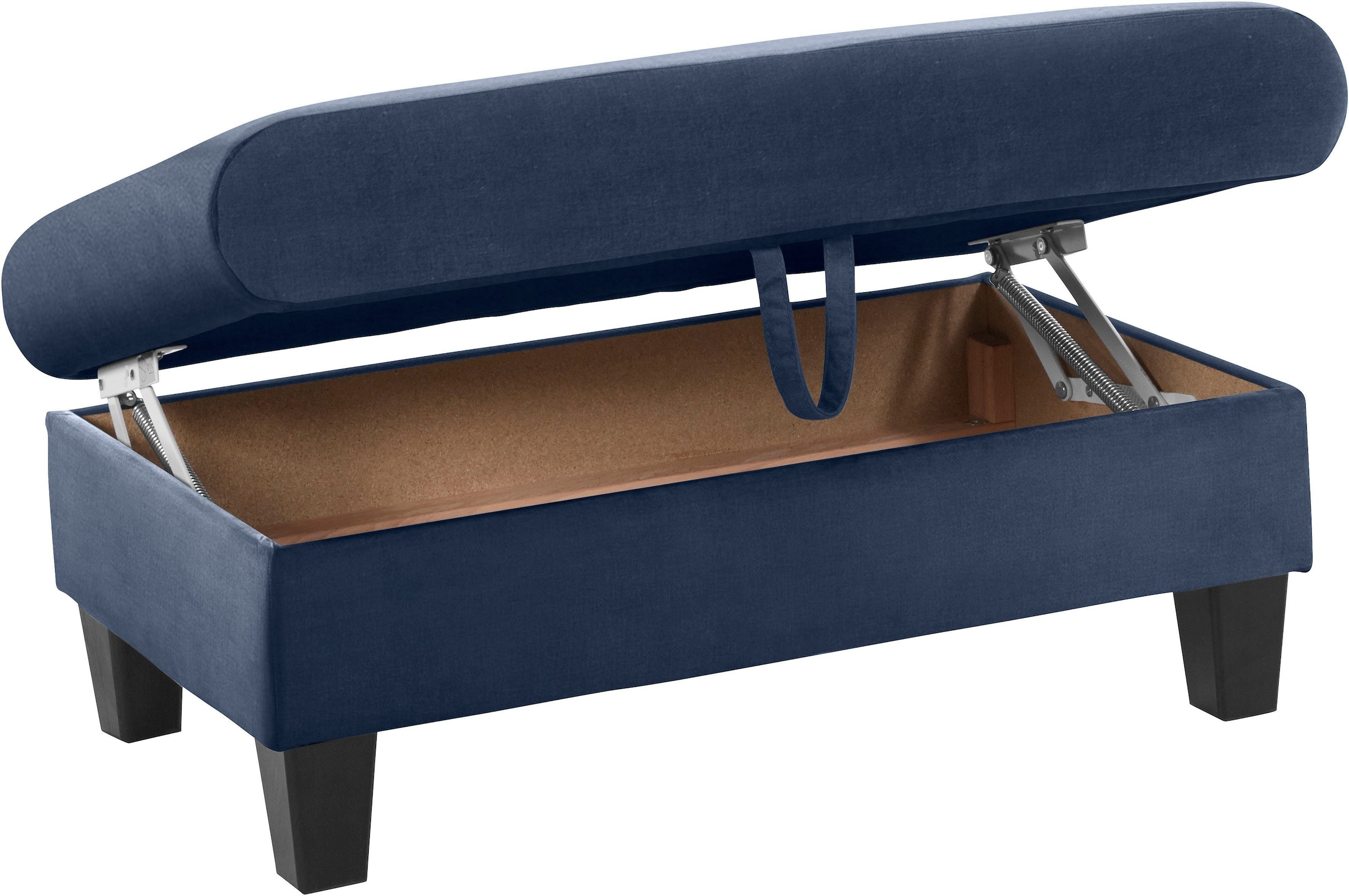 COTTA Polstergarnitur »Morven L-Form«, (Set), Set bestehend aus: Ecksofa mit Kopfteilverstellung & Hocker