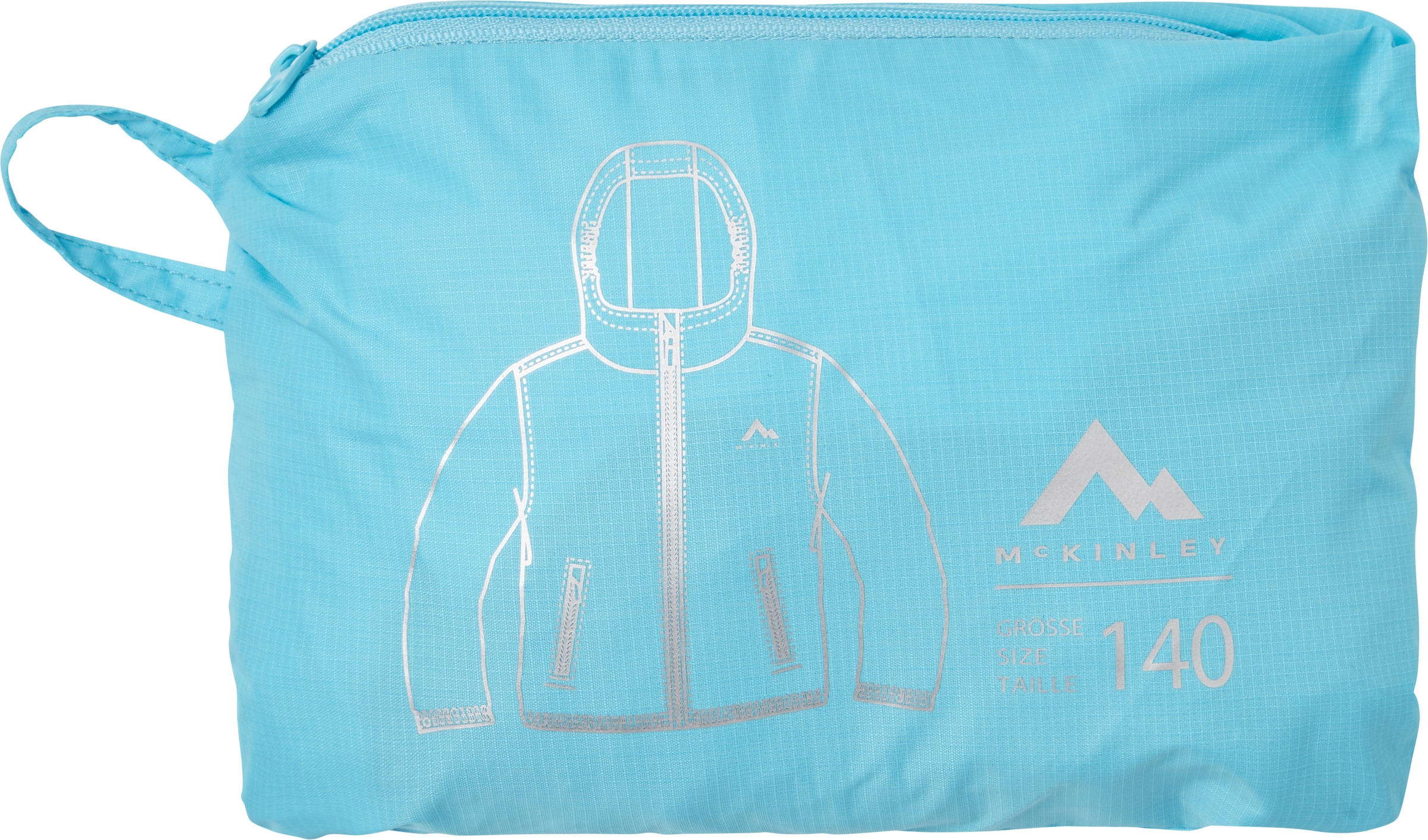 McKINLEY Regenjacke »Regenjacke Kereol II jrs« mit Kapuze für Kinder und Jugendliche, wasserdicht, winddicht, atmungsaktiv