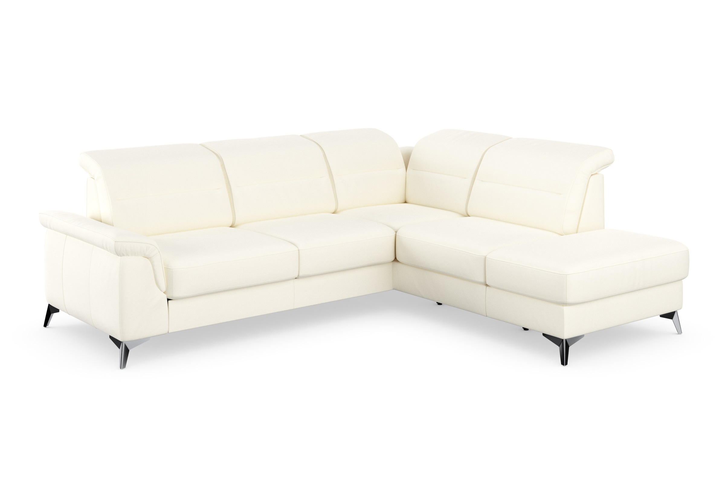 sit&more Ecksofa »Sinatra L-Form«, mit Ottomane, optional mit Kopfteilverstellung und Armteilfunktion