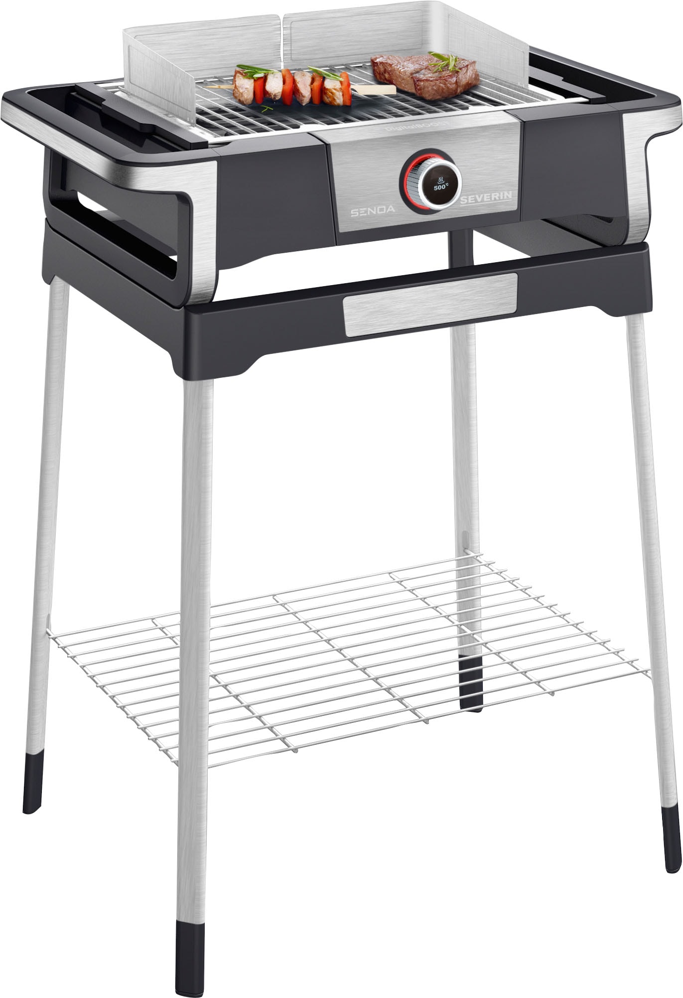 Elektro-Standgrill »SENOA Digital Boost S PG 8118«, 3000 W, Reflektorschale zur...