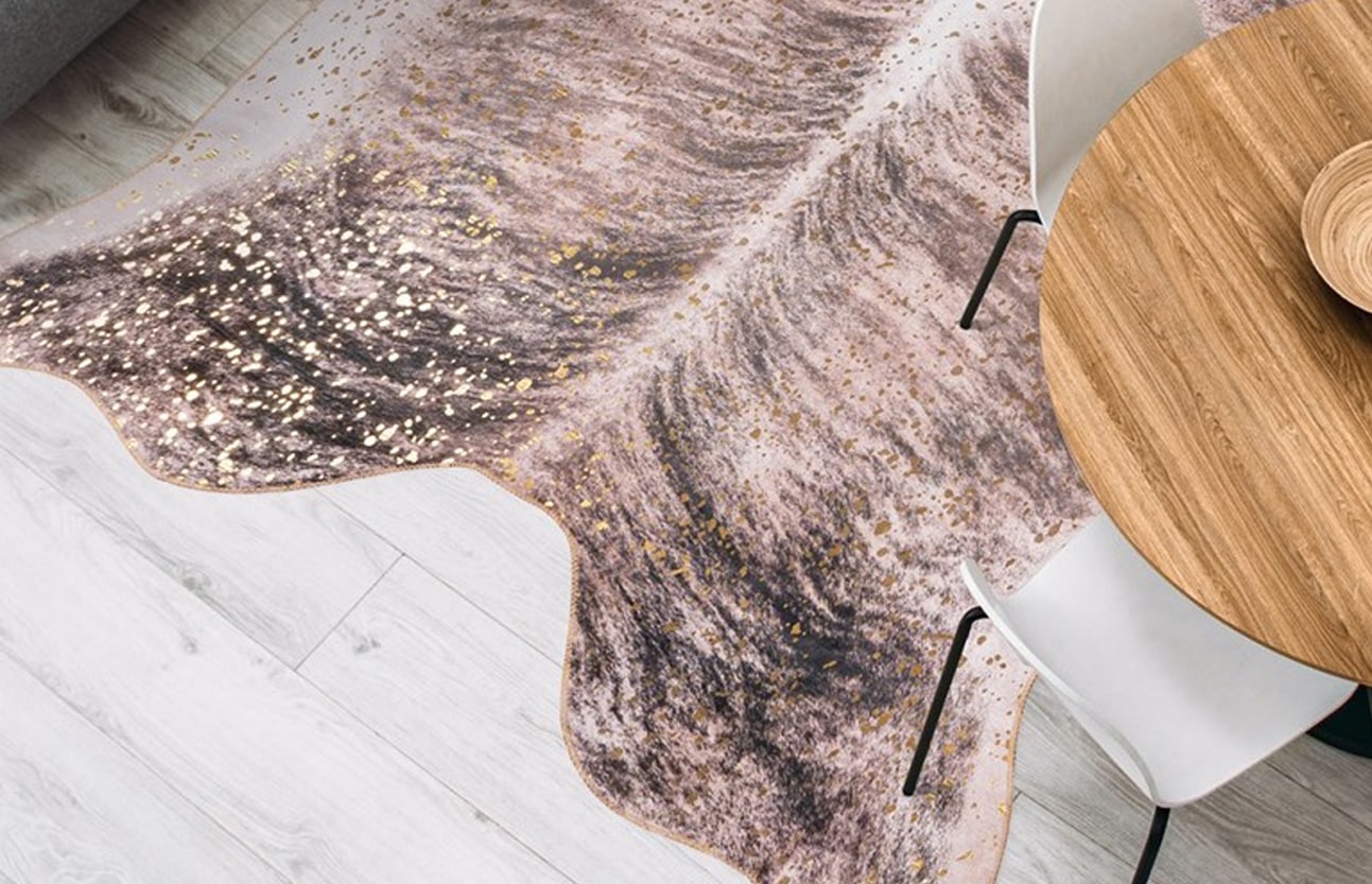 calo-deluxe Teppich »Loreta 200«, fellförmig, 6 mm Höhe, Kunstfell, Wohnzimmer