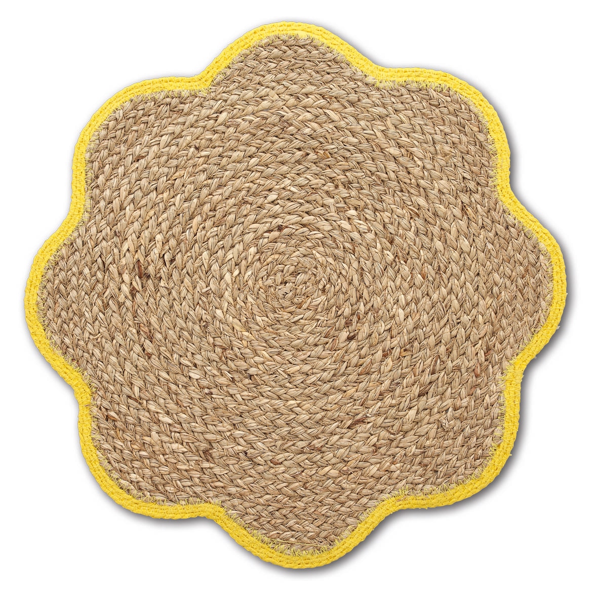 Zeller Present Platzset »Tischset 4tlg., Grasgeflecht, ca. Ø 38,5 cm«