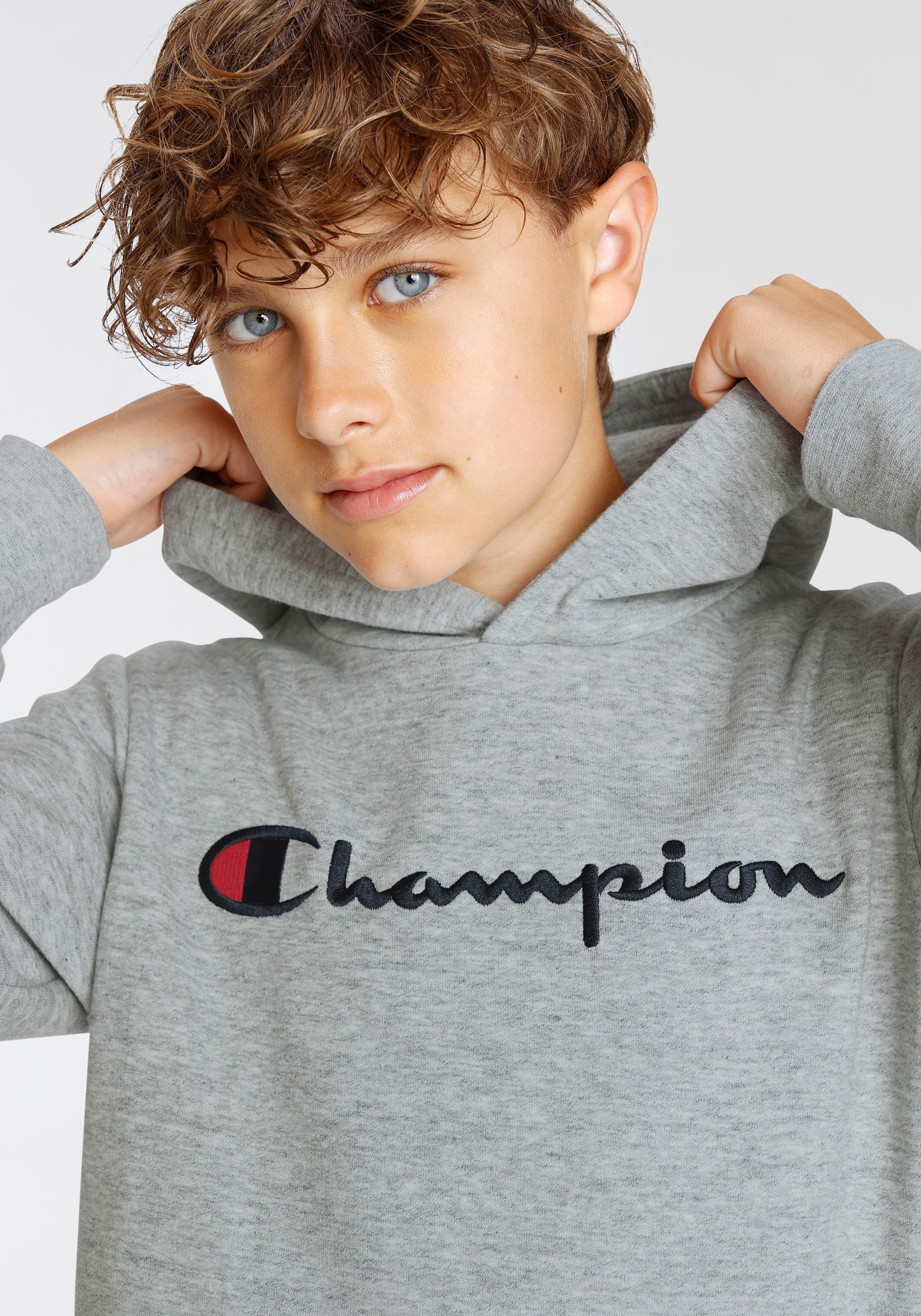 Champion Sweatshirt »Classic Hooded Sweatshirt bestellen Kinder« für large - online Logo