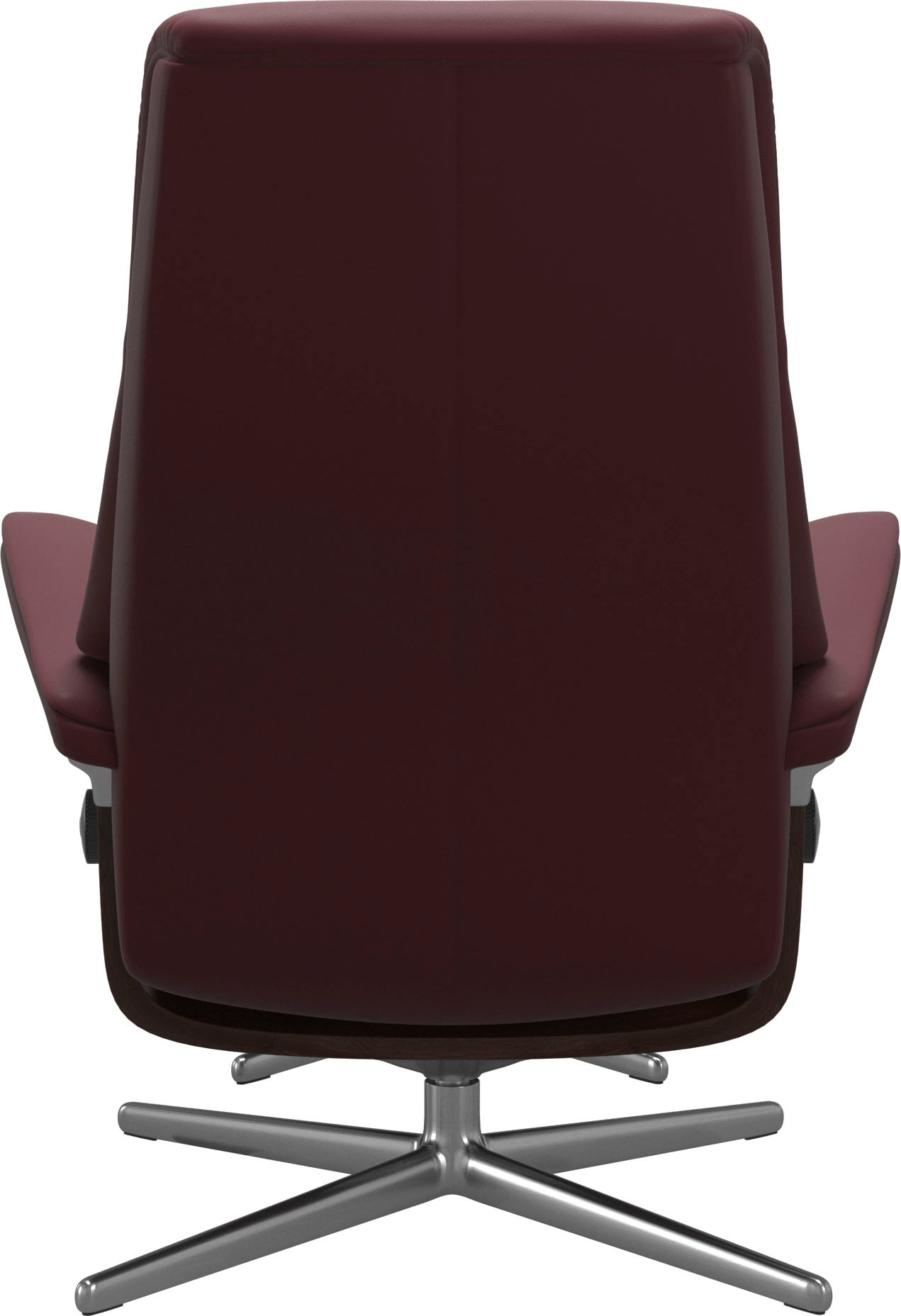 Stressless® Fußhocker »View«, mit Cross Base, Größe S, M & L, Holzakzent Braun