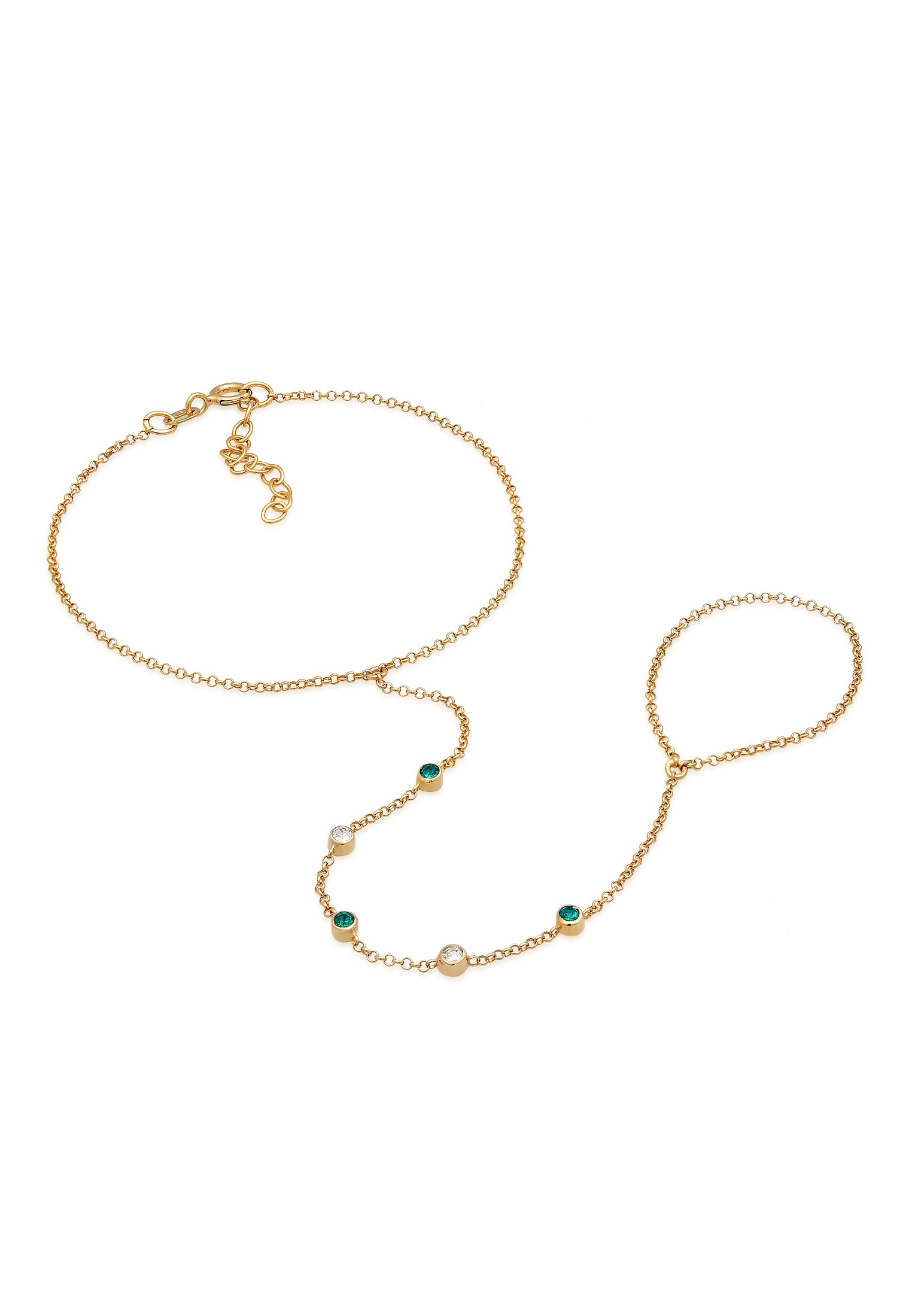 Elli Armkette »Hand Chain Handkette Armband 925 Silber«