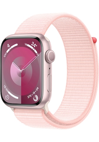 Smartwatch »Watch Series 9 GPS Aluminium 45mm«, (Watch OS 10 Sport Loop)