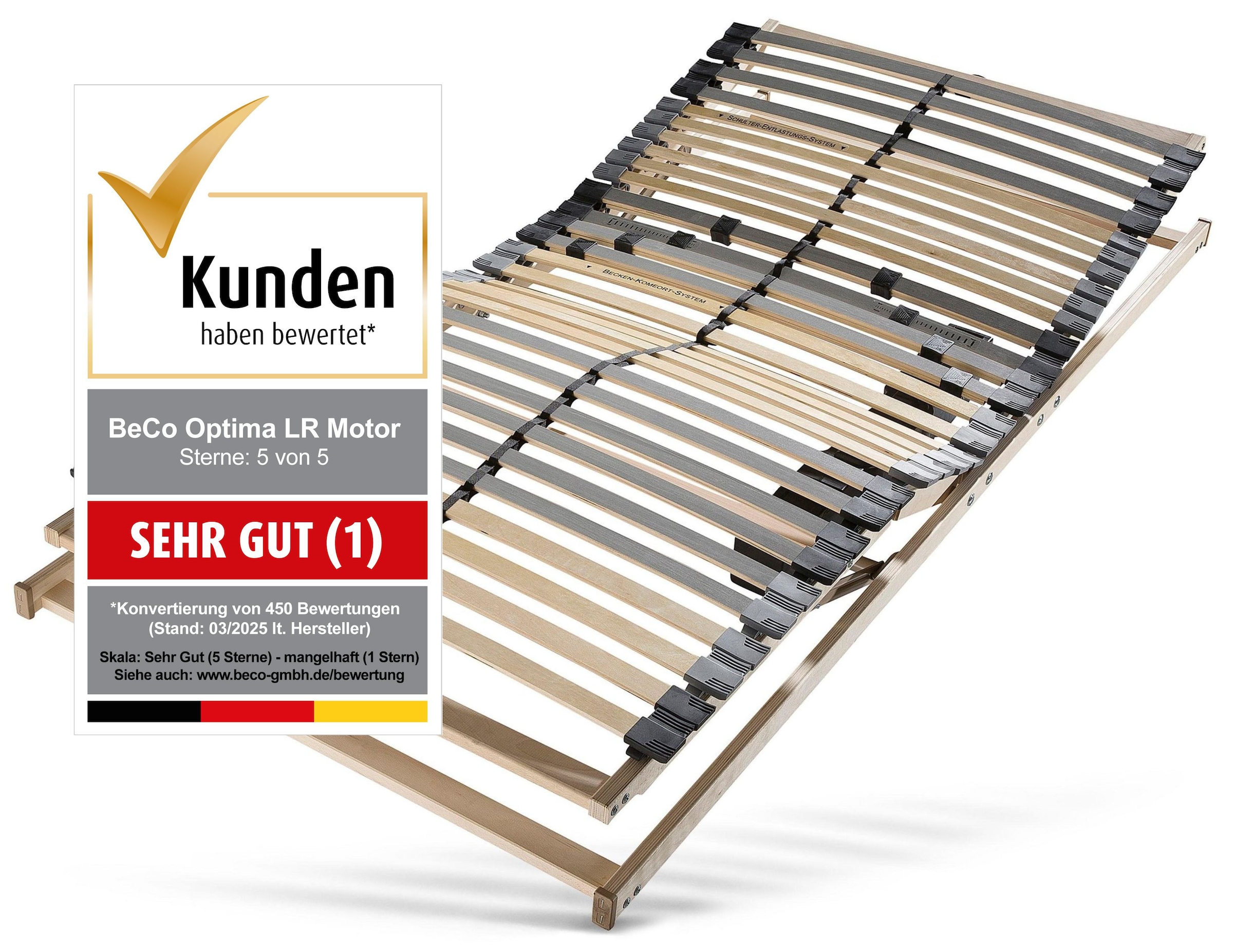 Beco Lattenrost mit Motor »Optima LR Motor« in den Größen 80x200, 90x200, 1 günstig online kaufen