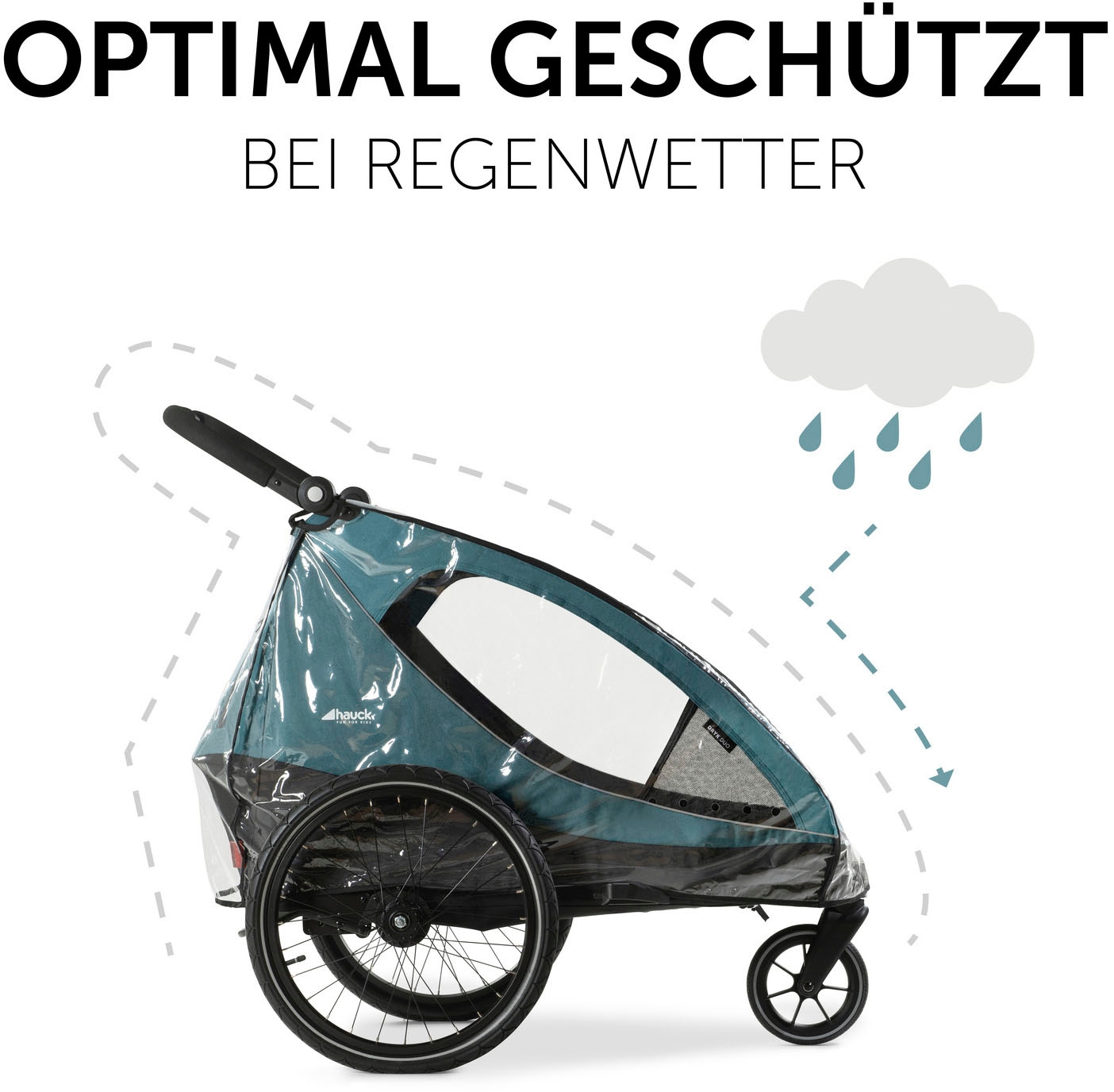 Hauck Regenverdeck »Dryk Duo Raincover«