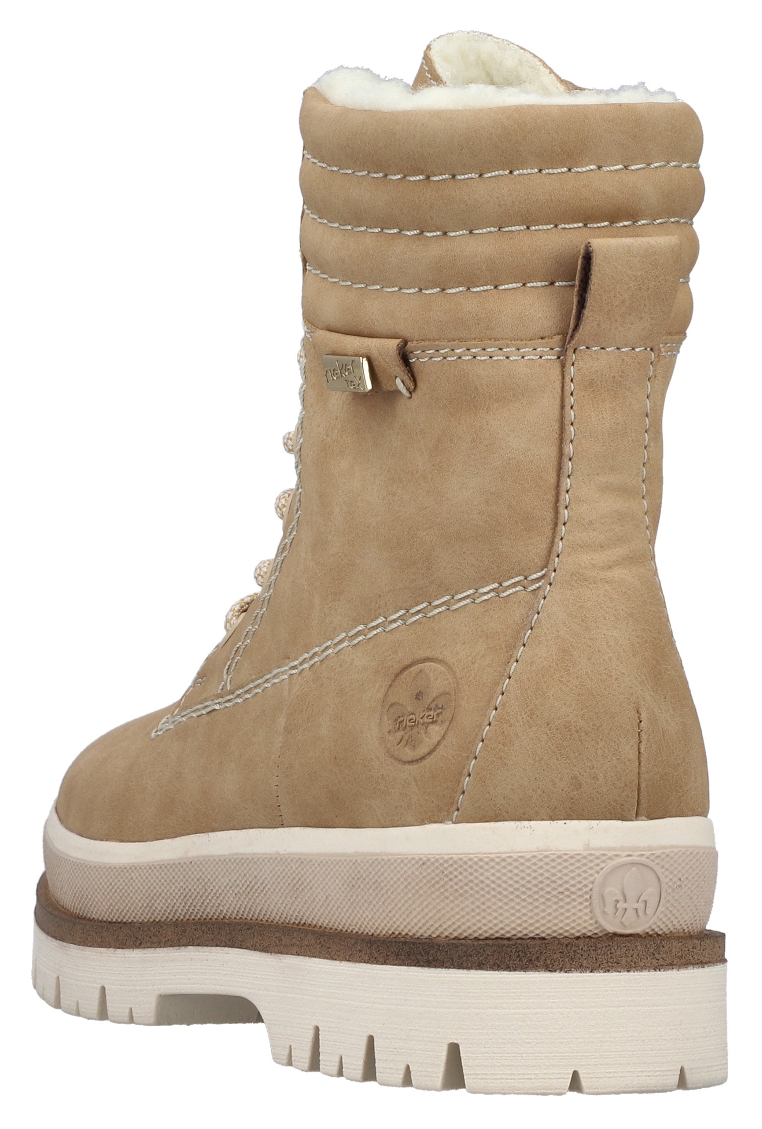 Rieker Winterstiefelette, Plateauboots, Winterboots, Stiefelette mit riekerTEX-Membran