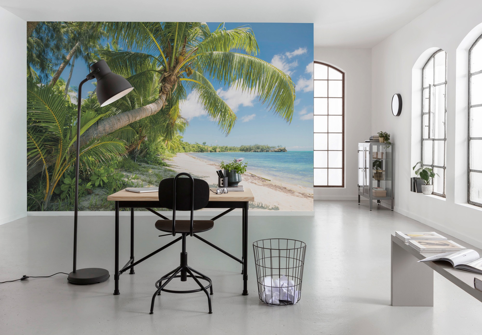Komar Vliestapete »Digitaldruck Vlies -  Fiji Dreams Boat - Größe 450 x 280 cm« bedruckt glatt Wohnzimmer, Schlafzimmer