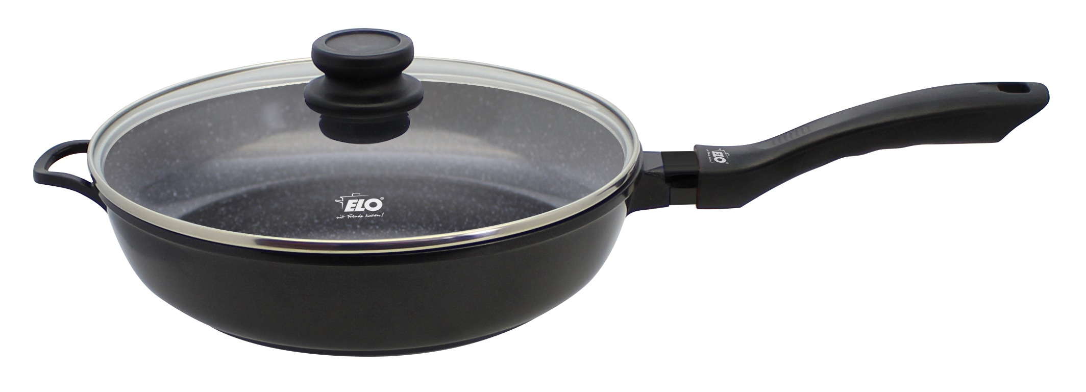 Elo Schmorpfanne »mit Glasdeckel 28cm« Aluminiumguss 1 Stk. tlg. Induktion, günstig online kaufen