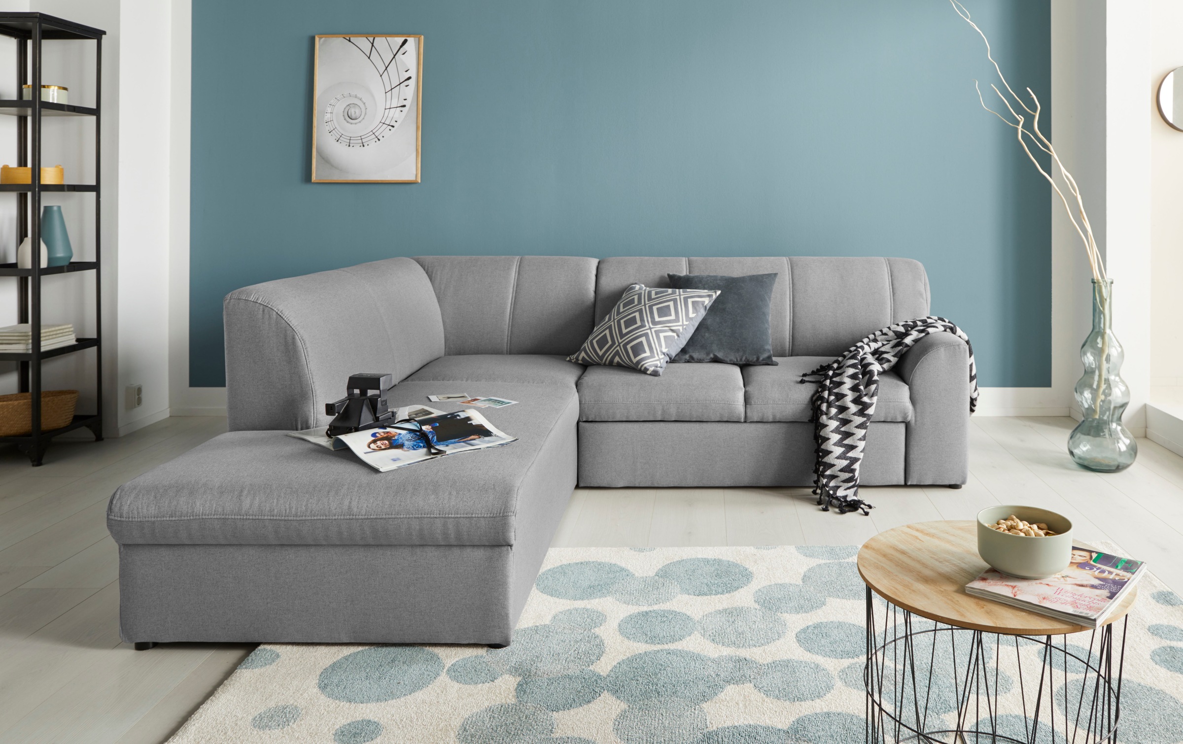 DOMO collection Ecksofa »Topper zeitlos elegant, kompakte Stellmaße, OTTOs günstig online kaufen