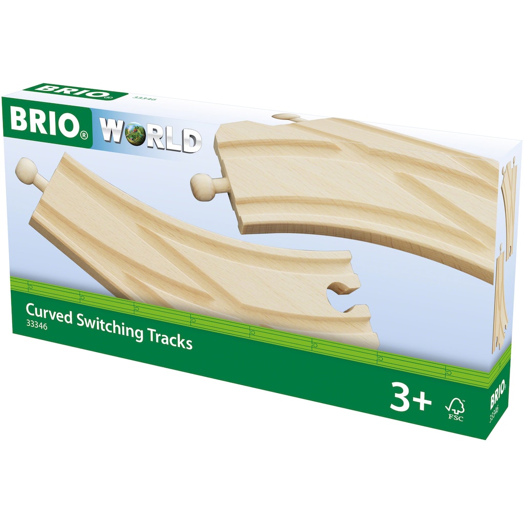 BRIO® Weiche »BRIO® WORLD, Bogenweichen (L,M)«