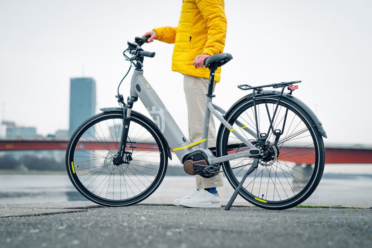 Husqvarna E-BICYCLES E-Bike »E-Citybike Towner 2«, 8 Gang, Shimano, Nexus, Mittelmotor 250 W, (28 Zoll, Bosch Motor, Rücktritt, Scheibenbremsen, mit Straßenzulassung), Pedelec, Elektrofahrrad für Herren u. Damen, tiefer Einstieg
