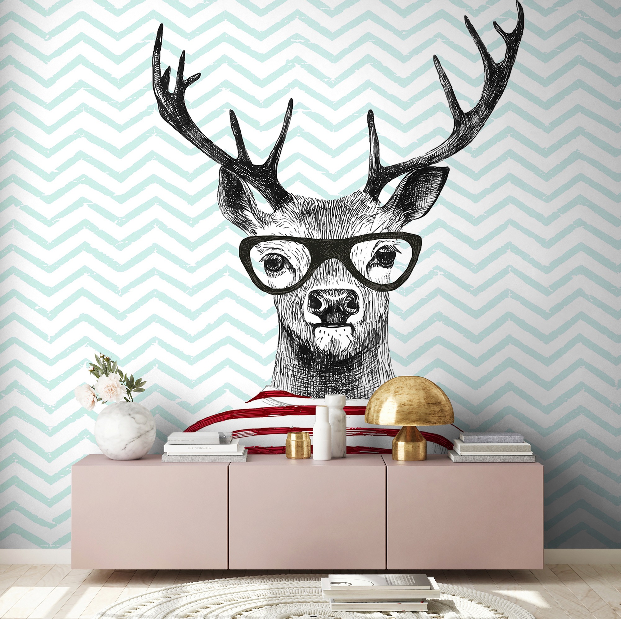 Architects Paper Fototapete »Atelier 47 Modern Deer 3« abstrakt glatt Vlies günstig online kaufen