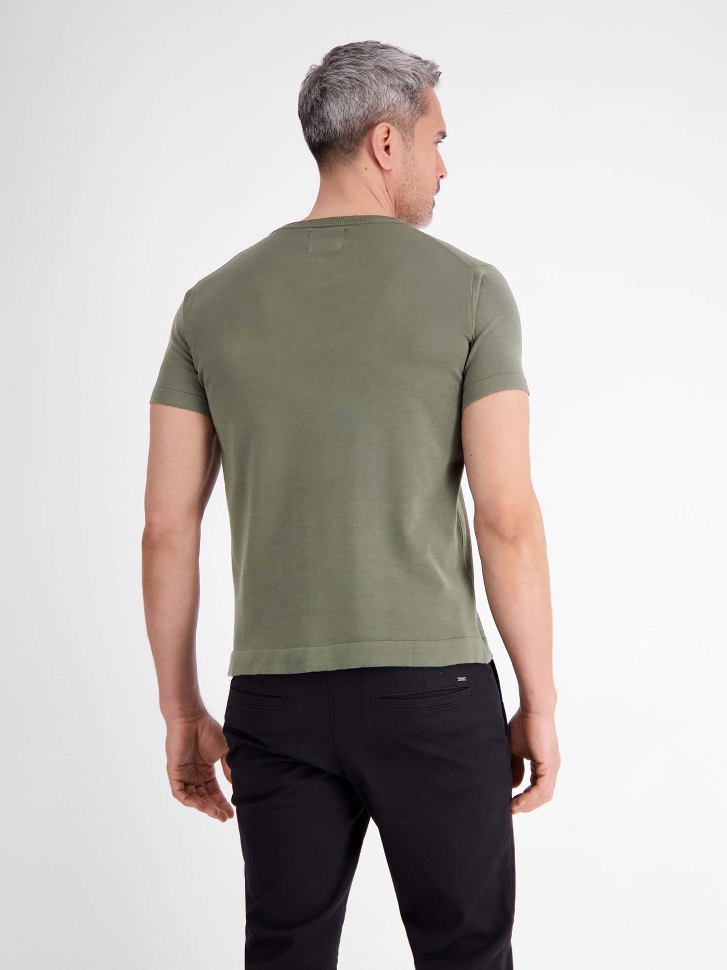 LERROS T-Shirt »LERROS Strick-T-Shirt mit Brusttasche«