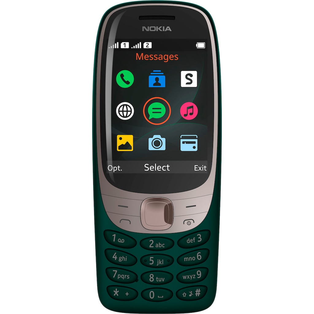 Nokia Smartphone »6310«, grün, 7,11 cm/2,8 Zoll, 0,016 GB Speicherplatz