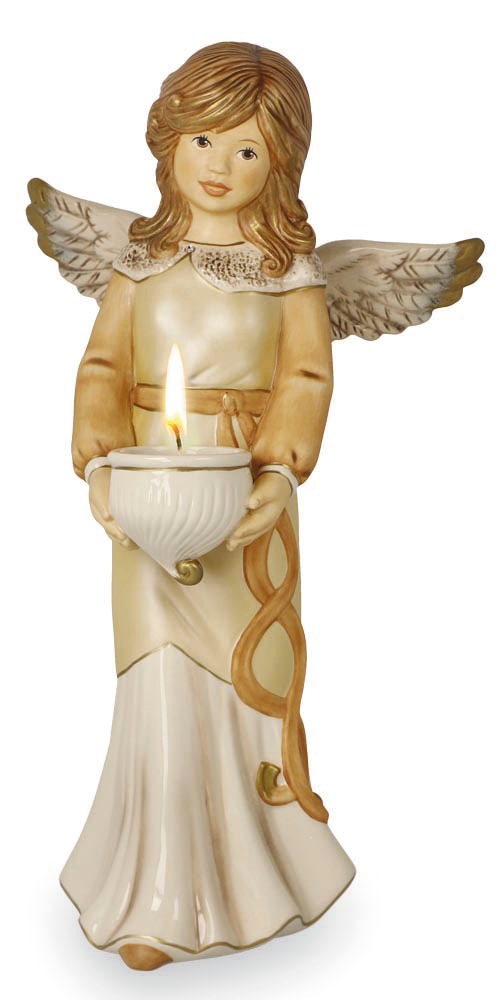 GOEBEL Dekofigur »Engel Im Zauber der Weihnach« 19 x 15 x 33 cm Champagner 0