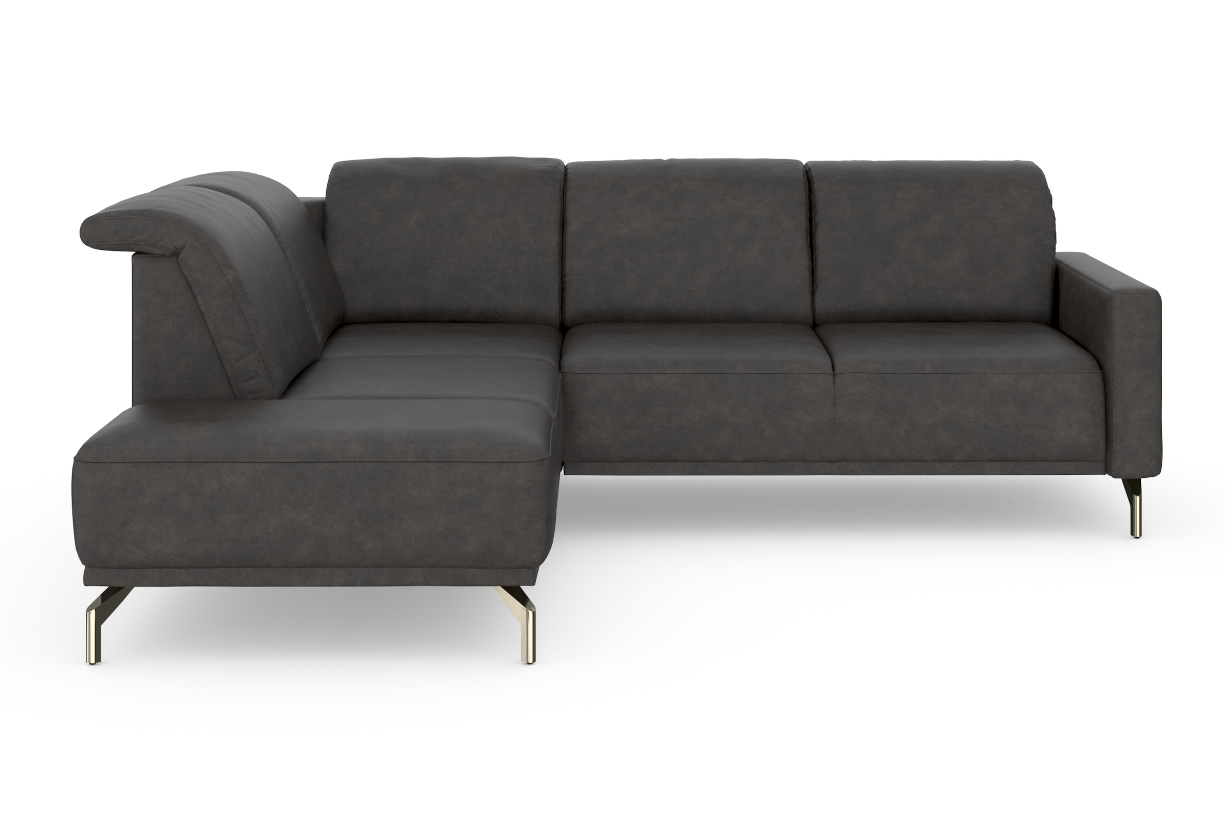 sit&more Ecksofa »Bailando L-Form«, wahlweise mit Kopfteilverstellung und Vorziehsitz, motorisch