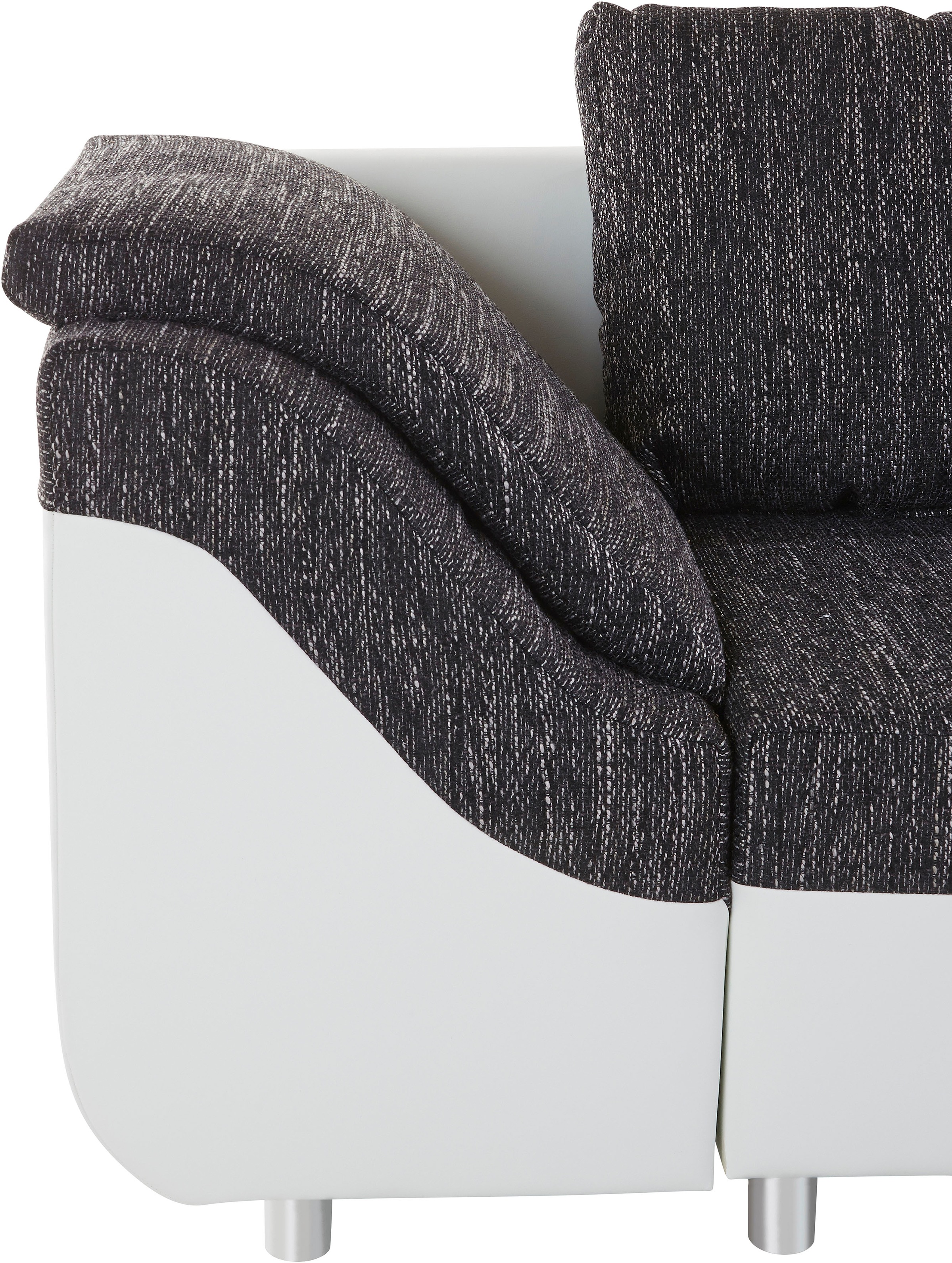 COLLECTION AB Ecksofa Sally L-Form, mit und ohne Bettfunktion, inklusive loser Rücken- und Zierkissen