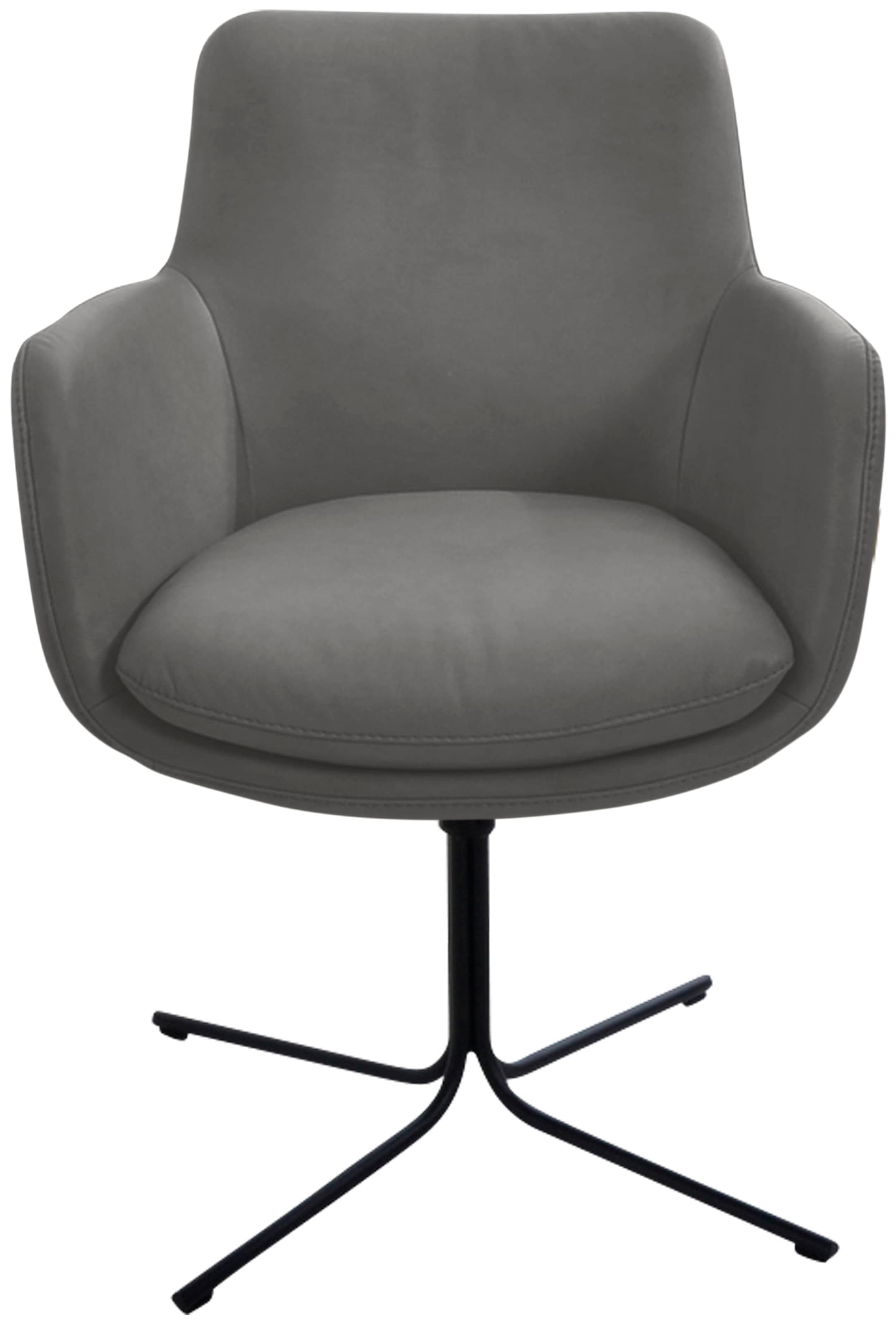 K+W Komfort & Wohnen Drehstuhl »Pego« () filigranem 4-Fuß-Gestell in schwar günstig online kaufen