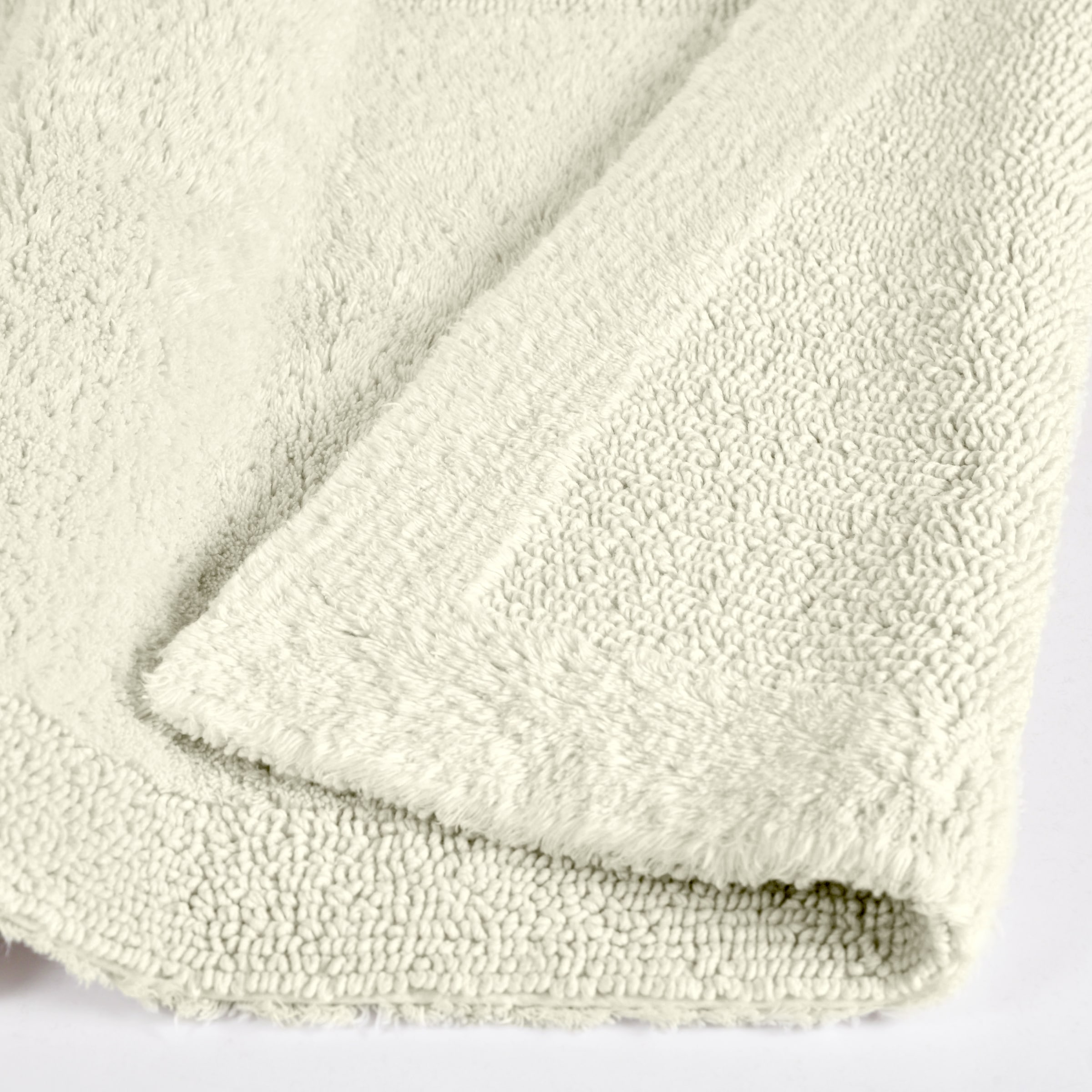 my home Badematte »Kapra, Badvorleger, Badezimmer Teppich«, beidseitig nutzbar-fußbodenheizungsgeeignet-strapazierfähig, mit Bordüre, Badteppich, Badematte, Baumwolle
