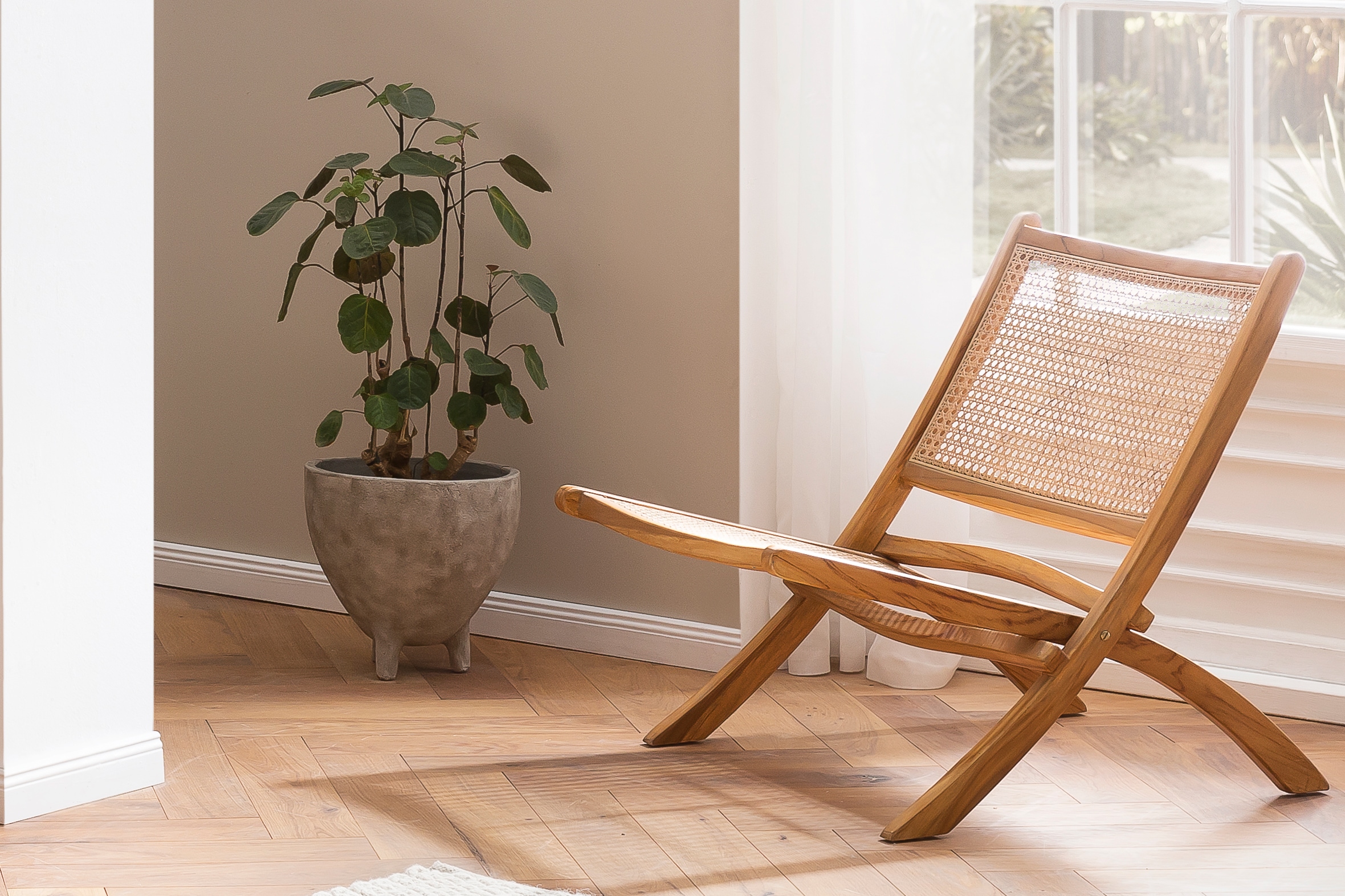 SIT Rattanstuhl, klappbar