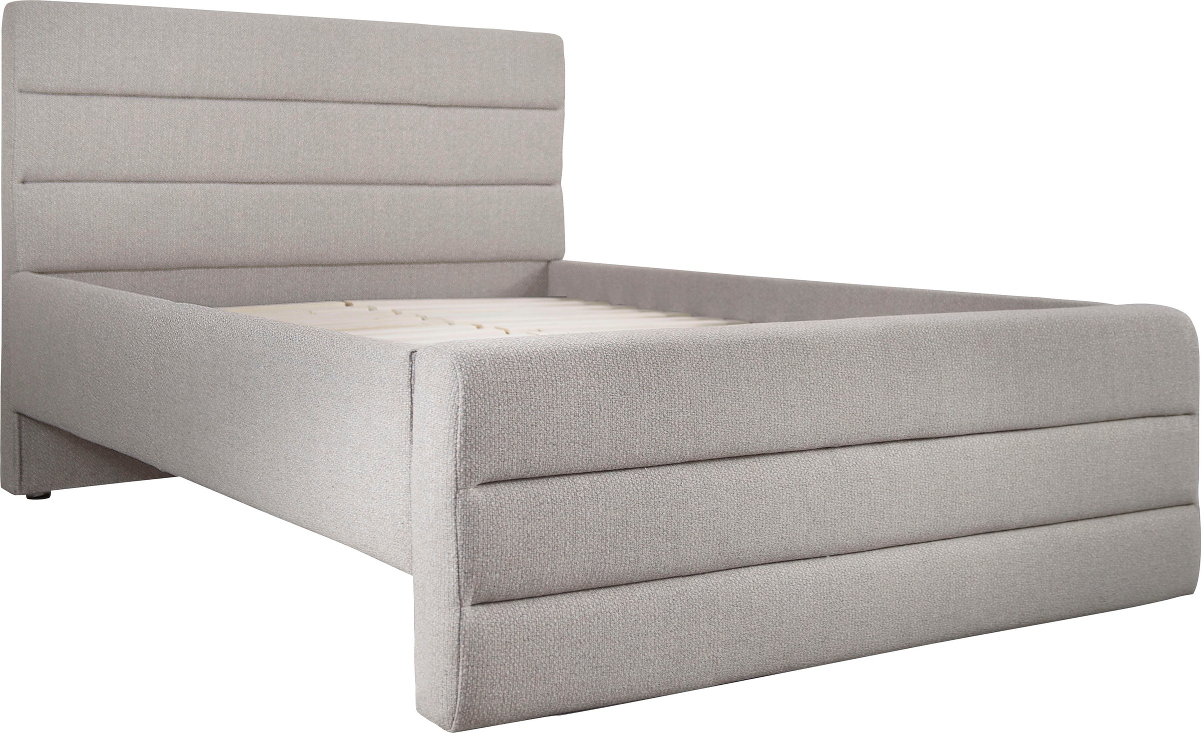 OTTO products Polsterbett "Merrit" Quernaht im Kopf- und Fußteil, in 5 Brei günstig online kaufen